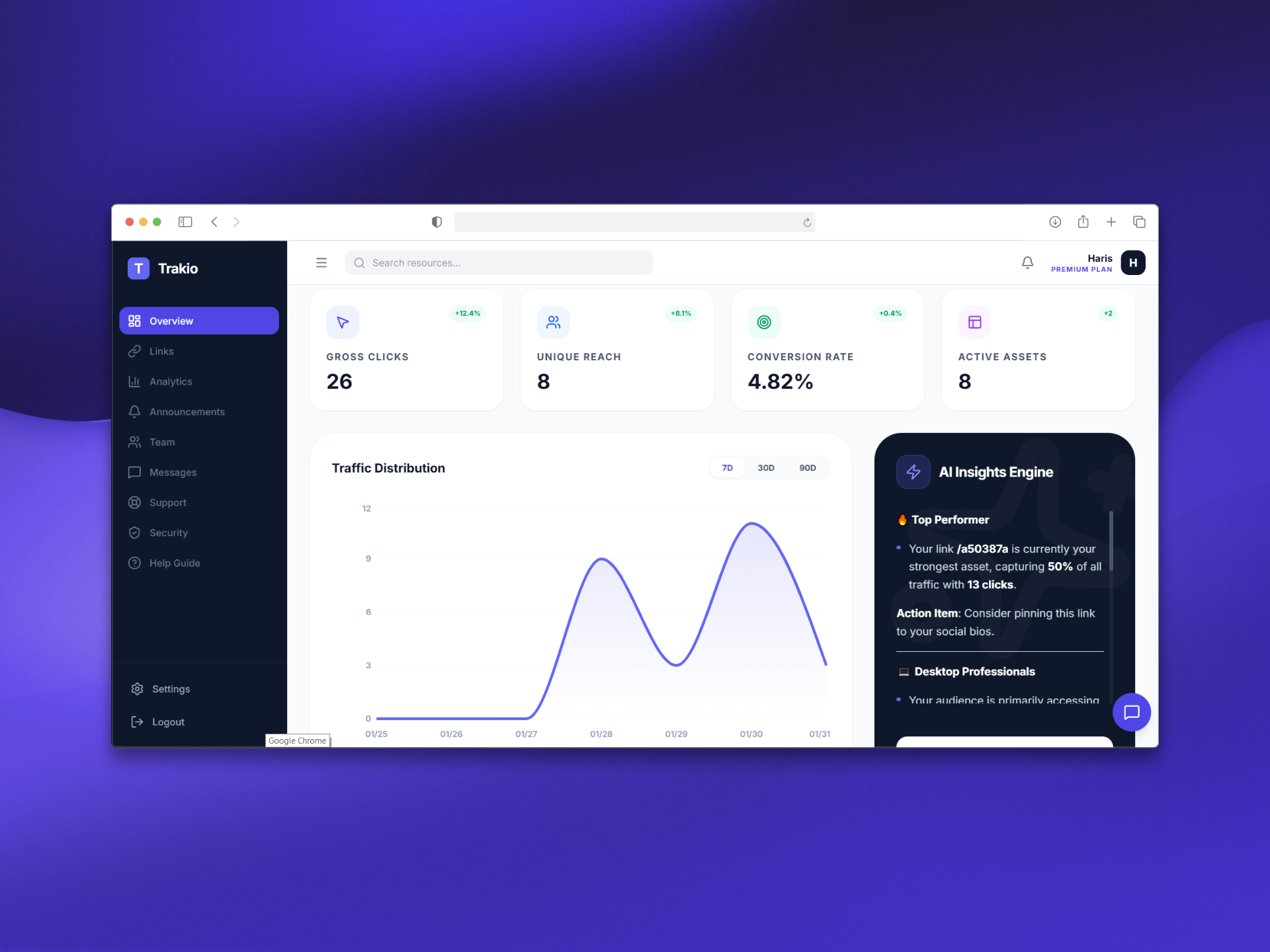 Screenshot 1 of Trakio