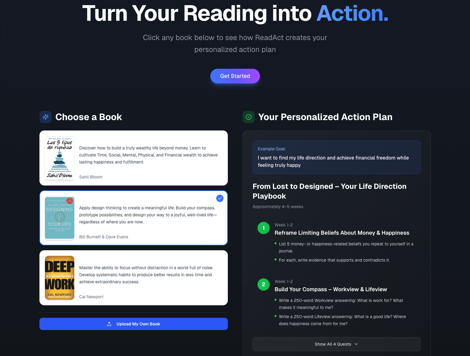 Screenshot 1 of ReadAct
