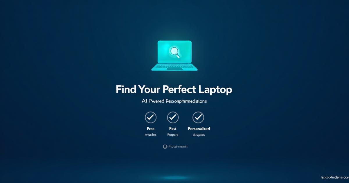 Screenshot 1 of LaptopFinder AI
