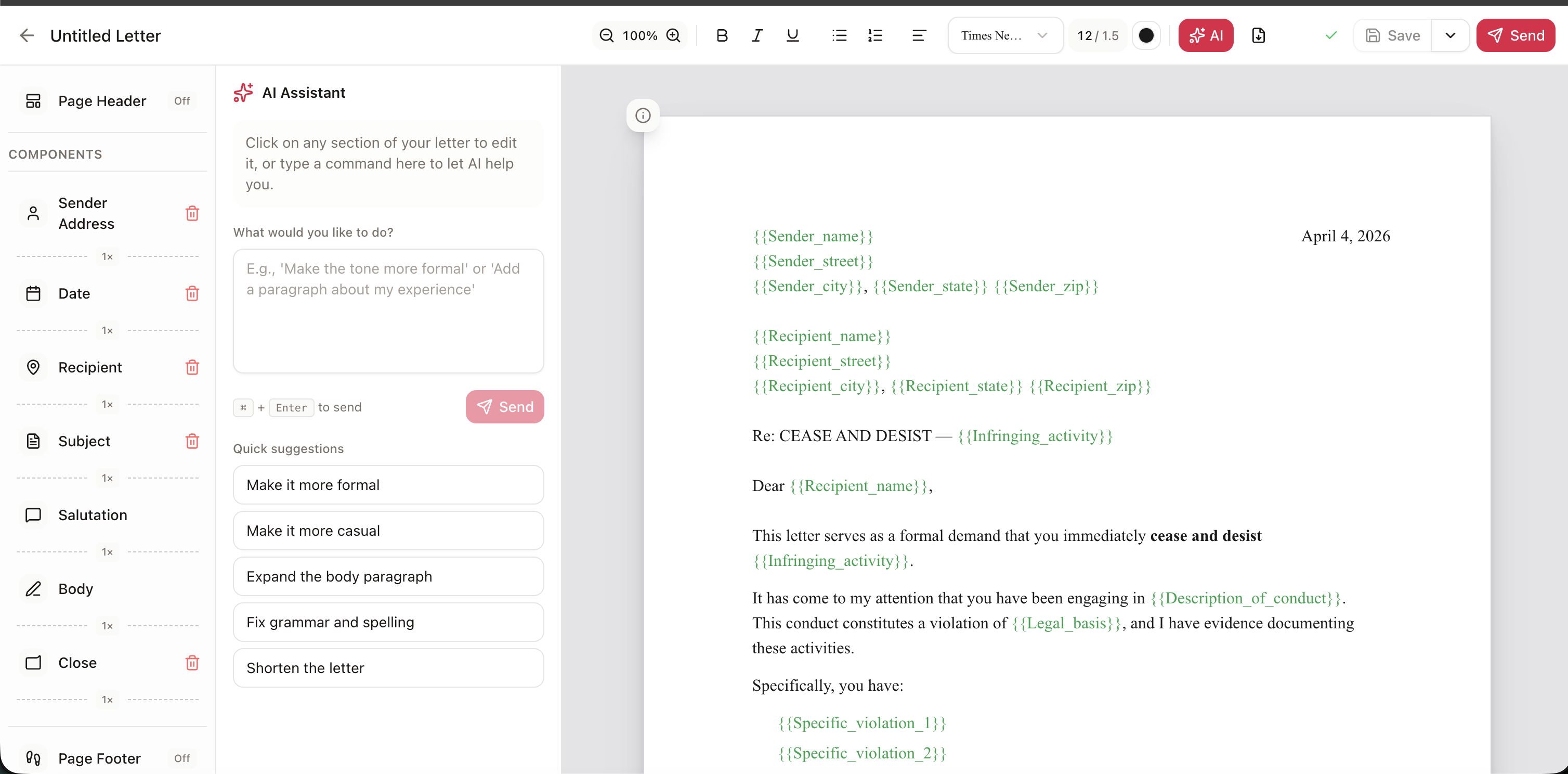 Screenshot 4 of WriteToMail