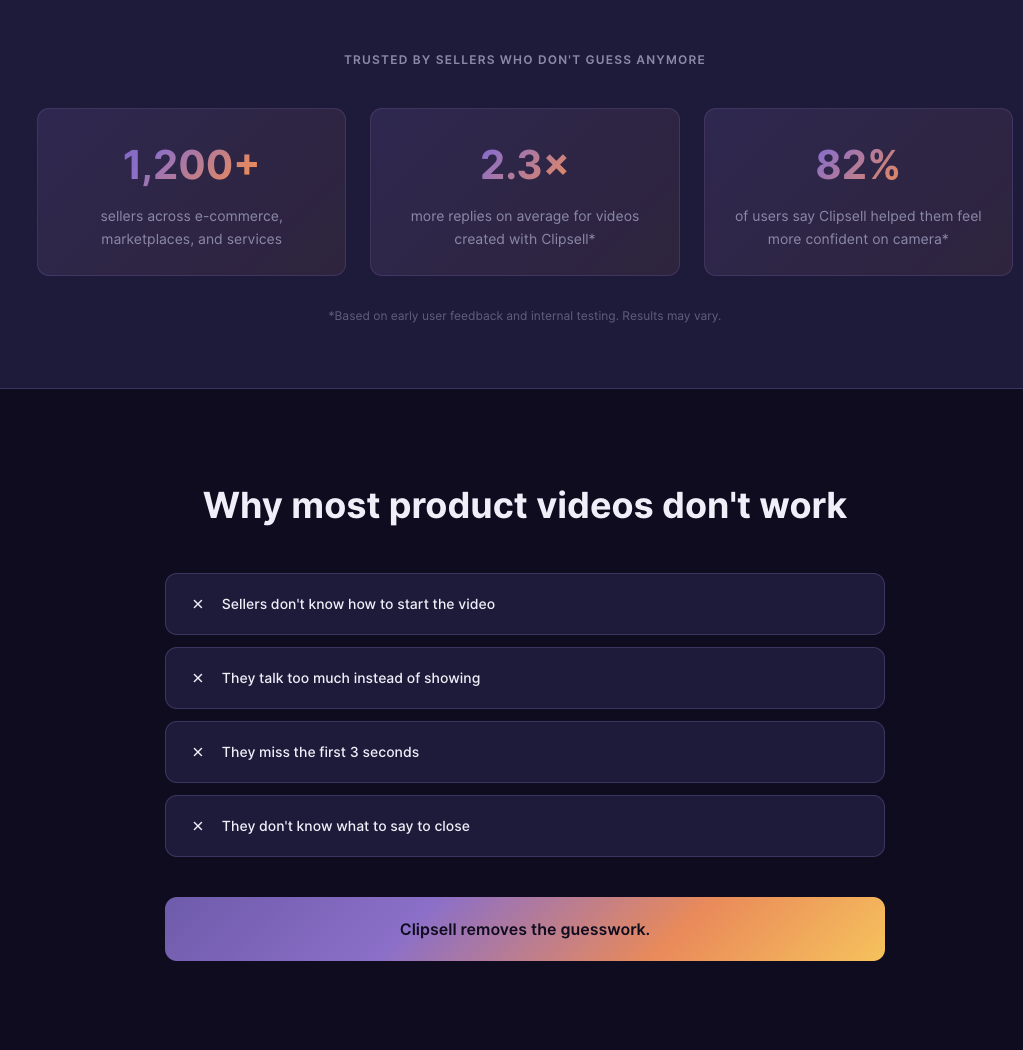 Screenshot 2 of ClipSell AI