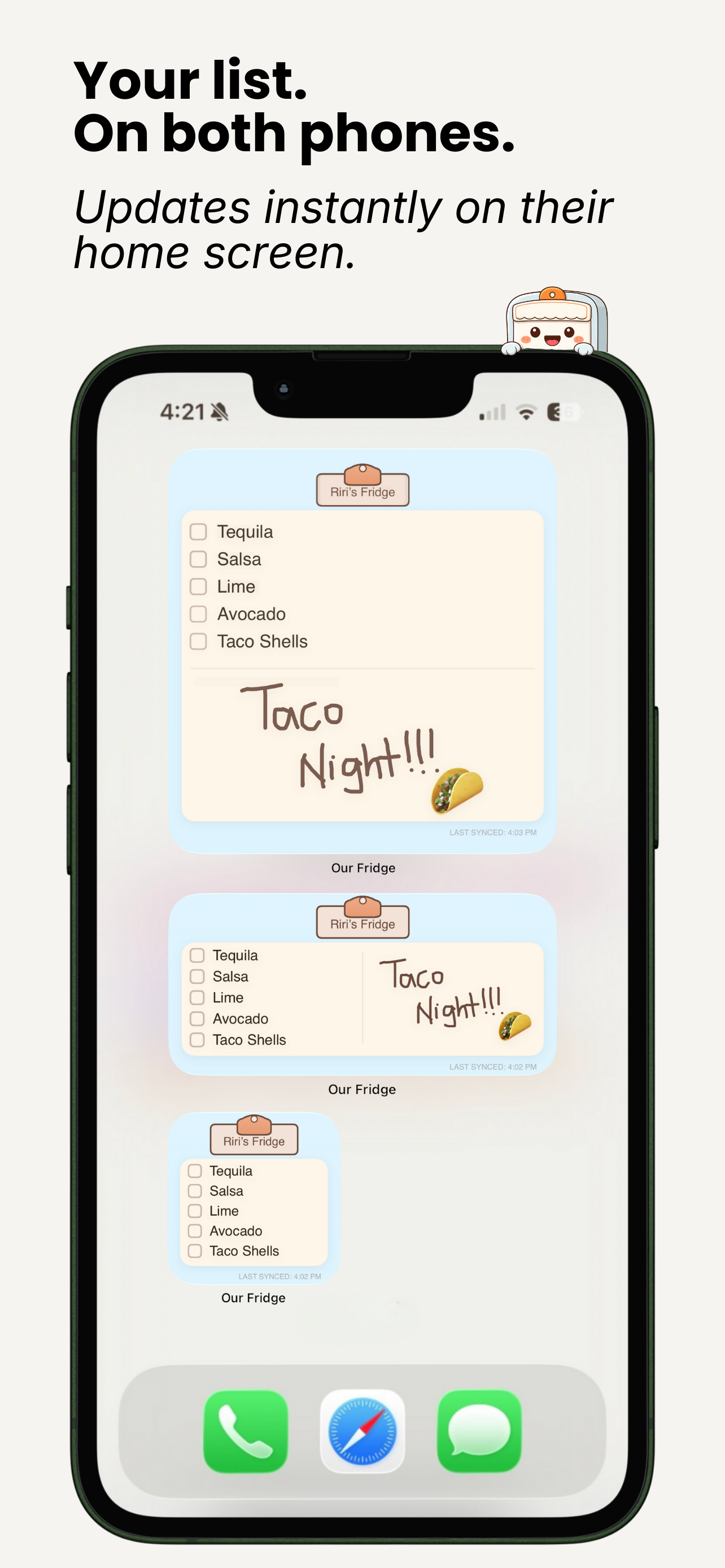 Screenshot 2 of Our Fridge - Grocery List