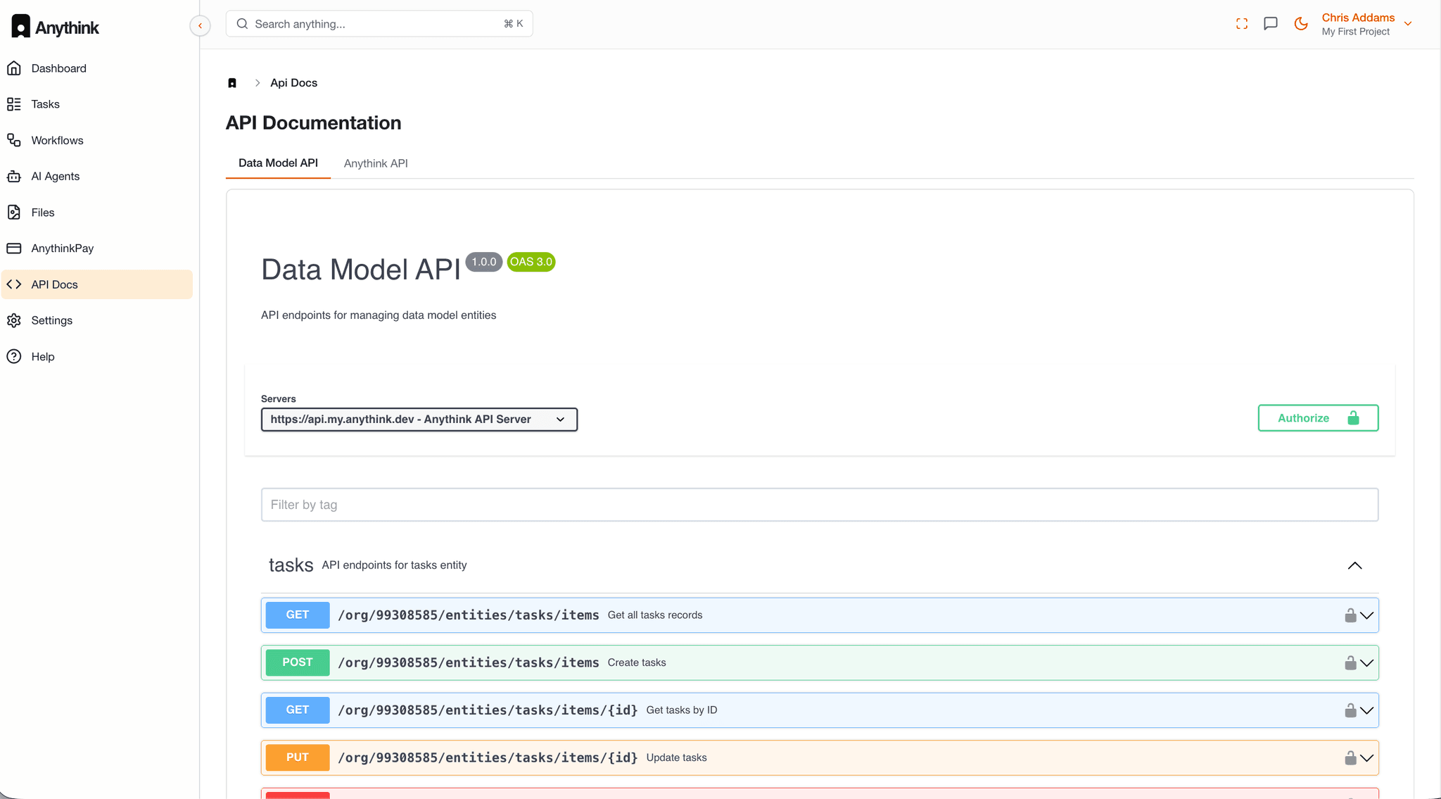 Screenshot 1 of Anythink