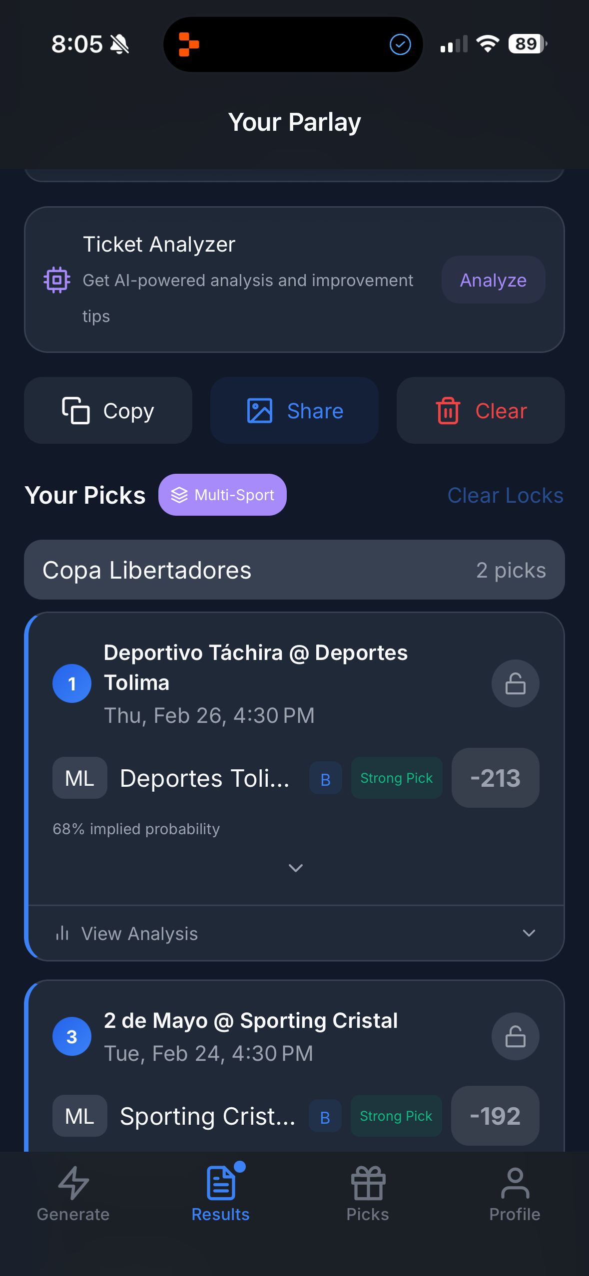 Screenshot 5 of Parlay Pilot