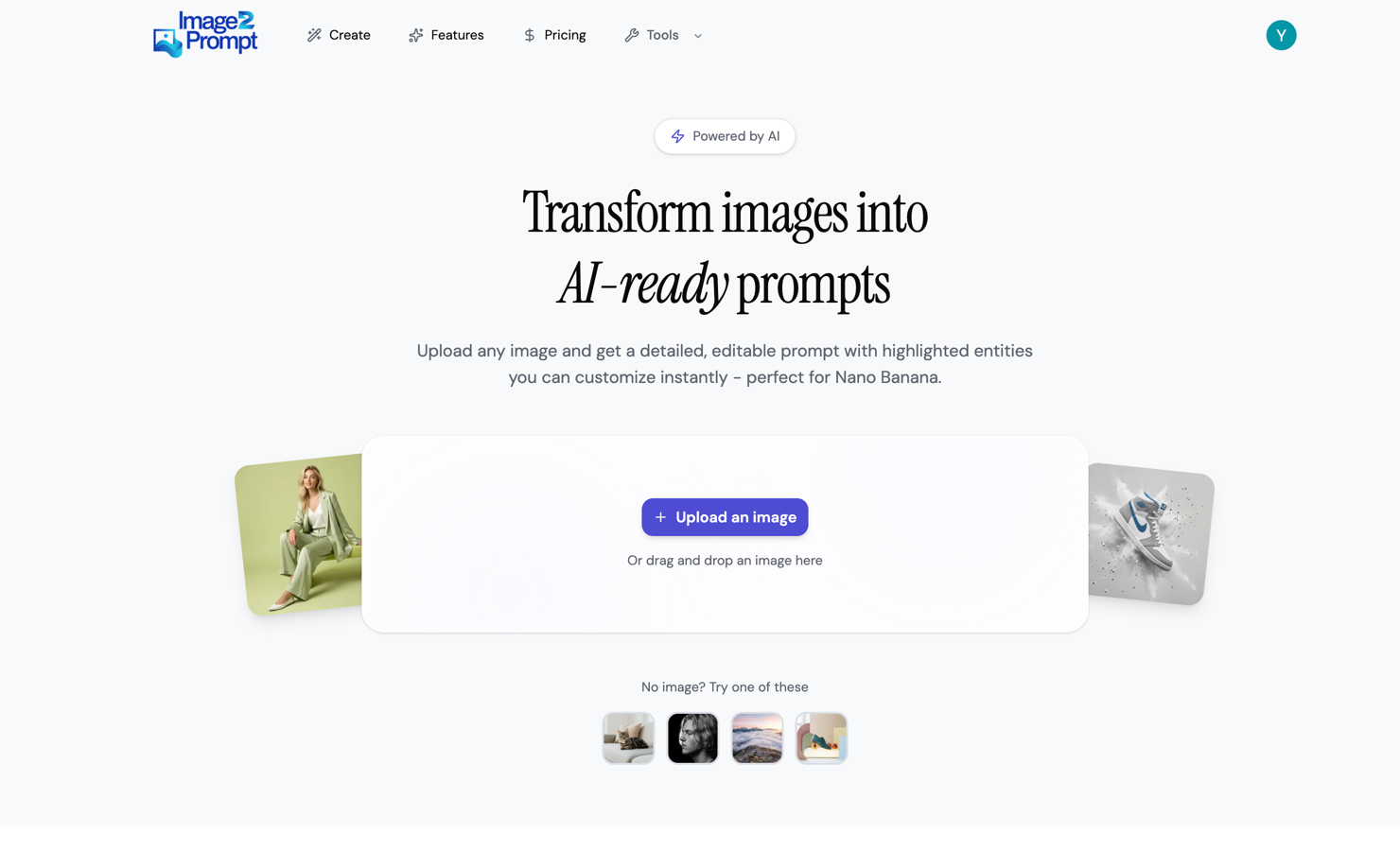 Screenshot 1 of Image to Prompt