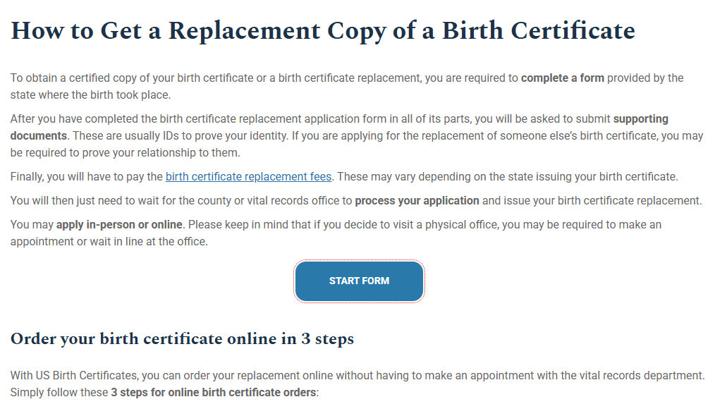 Screenshot 2 of US Birth Certificates & Vital Records
