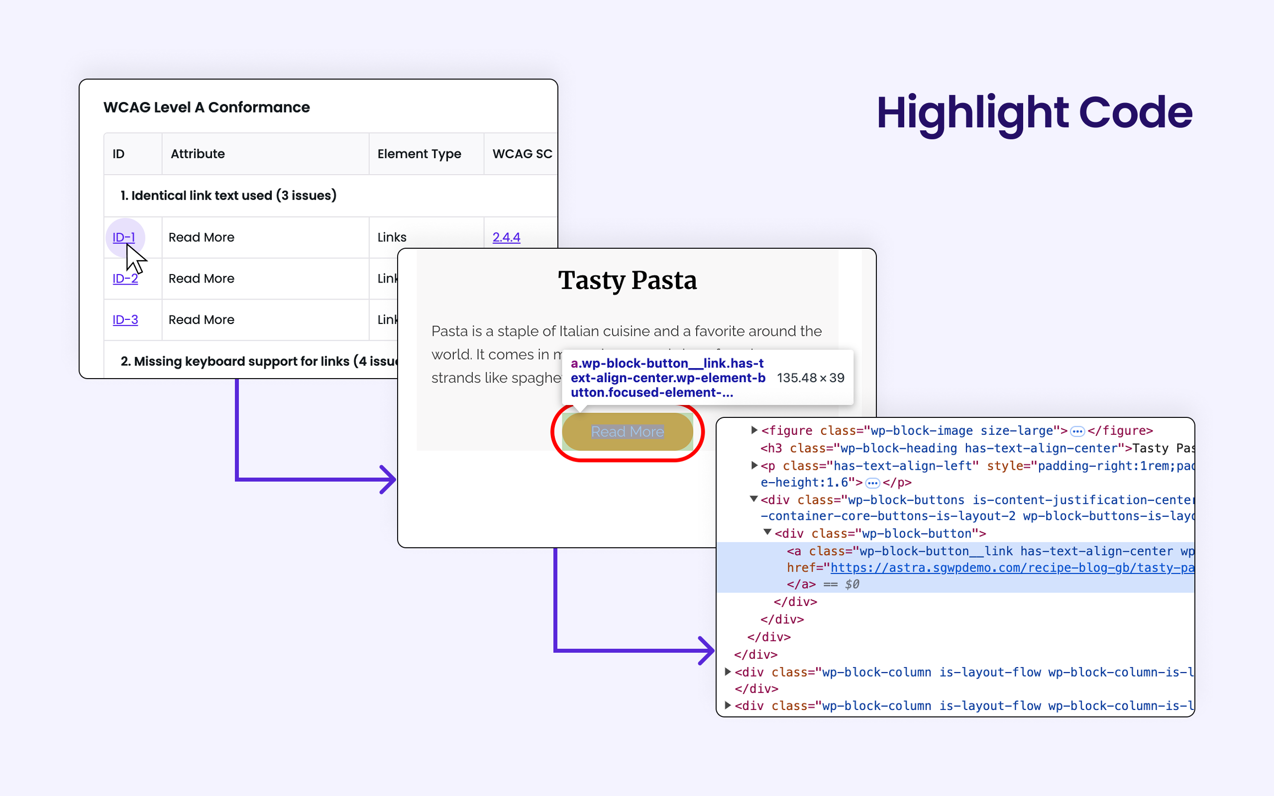 Screenshot 8 of A11yInspect Browser Extension