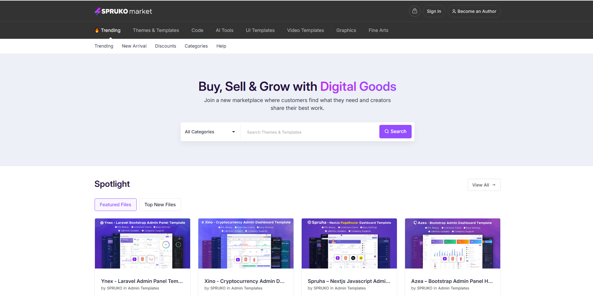 Screenshot 1 of Spruko Market