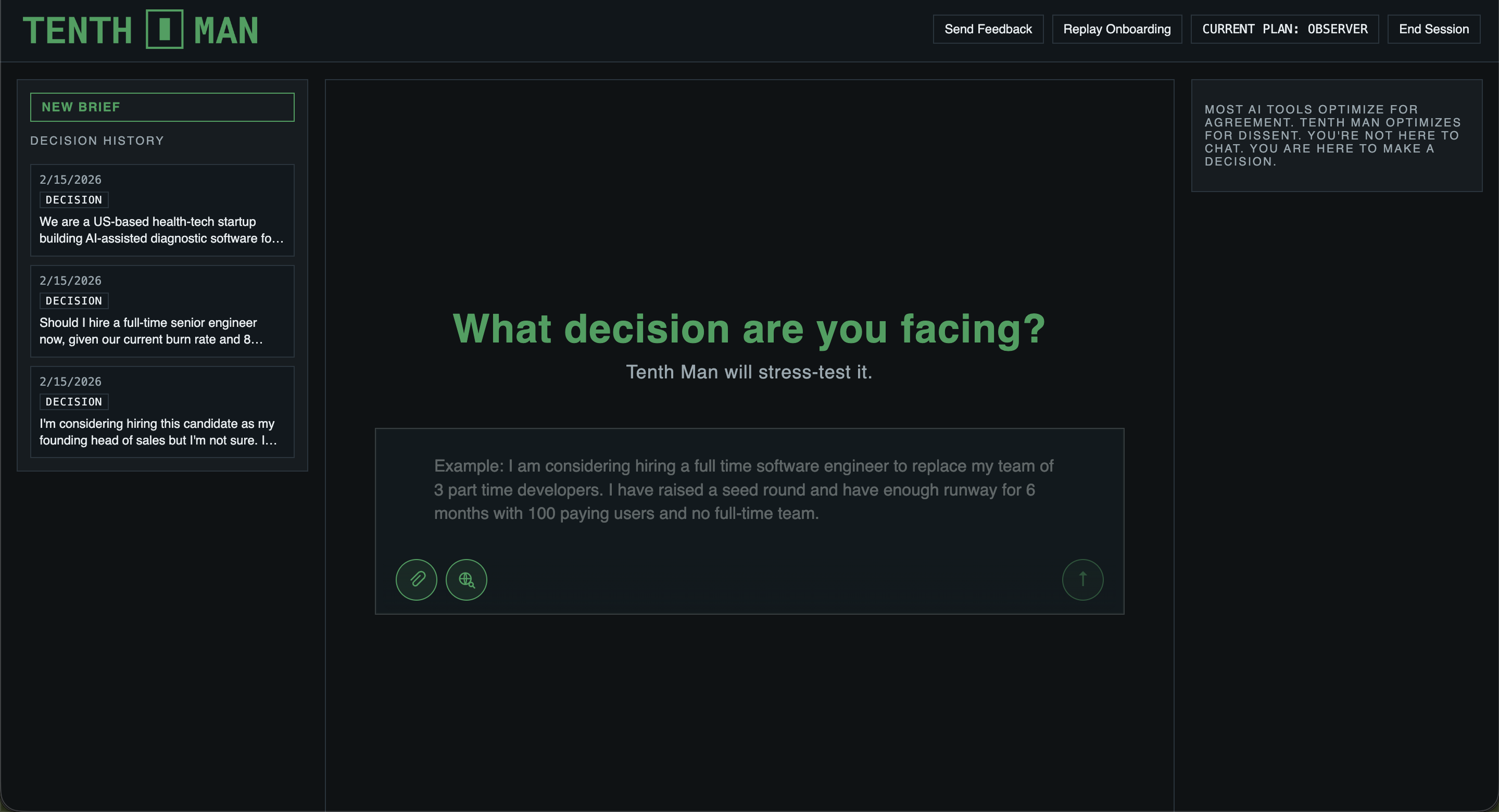 Screenshot 1 of Tenth Man