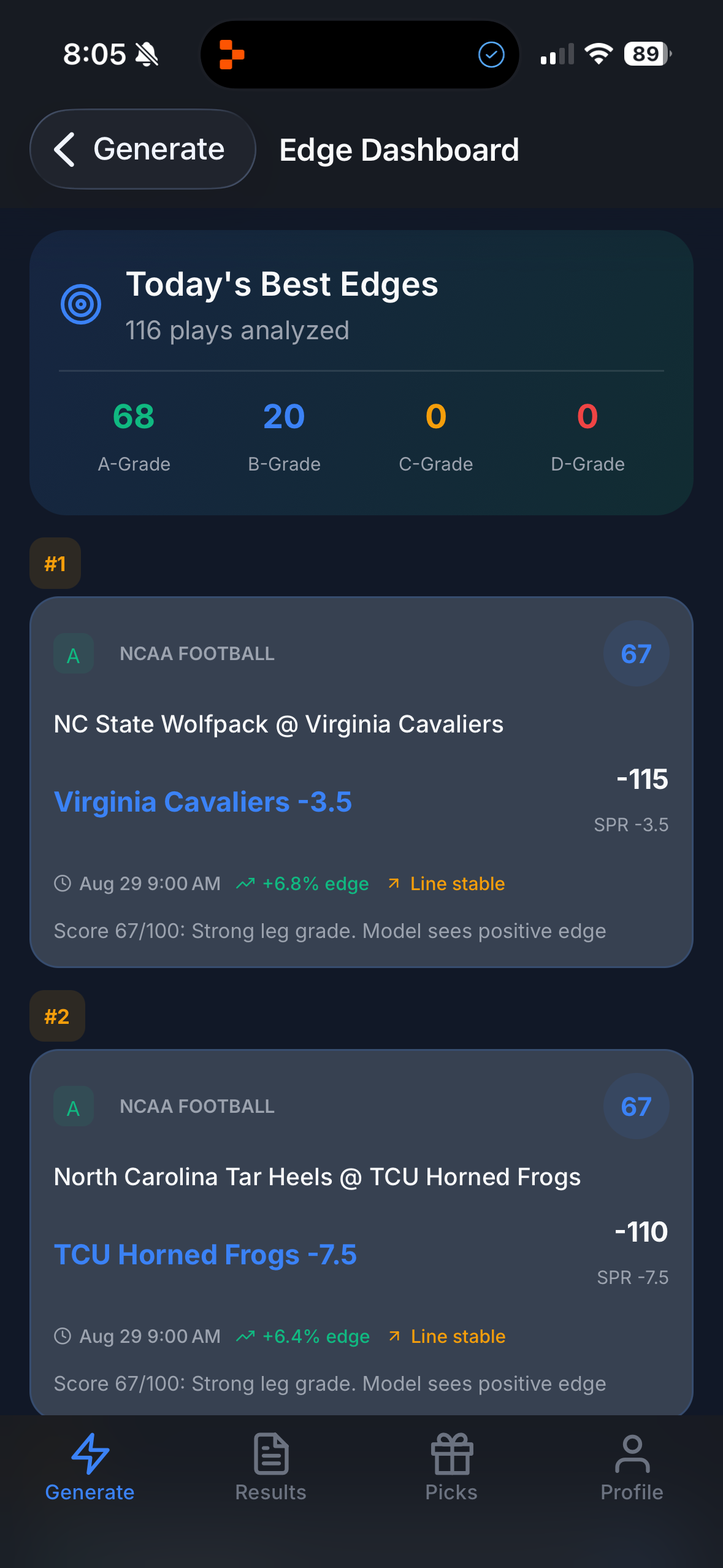 Screenshot 7 of Parlay Pilot