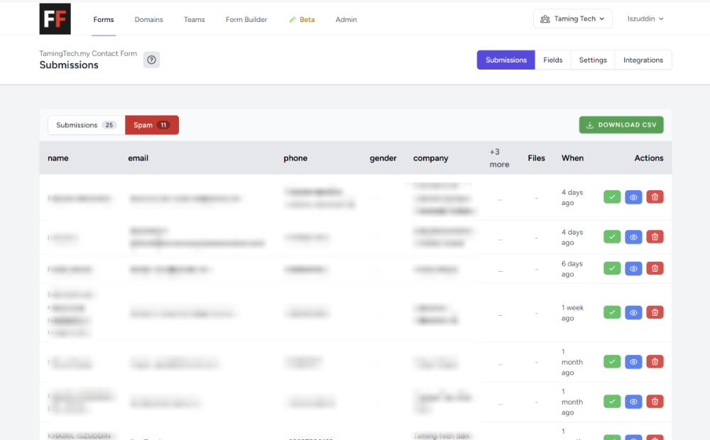 Screenshot 3 of FiraForm