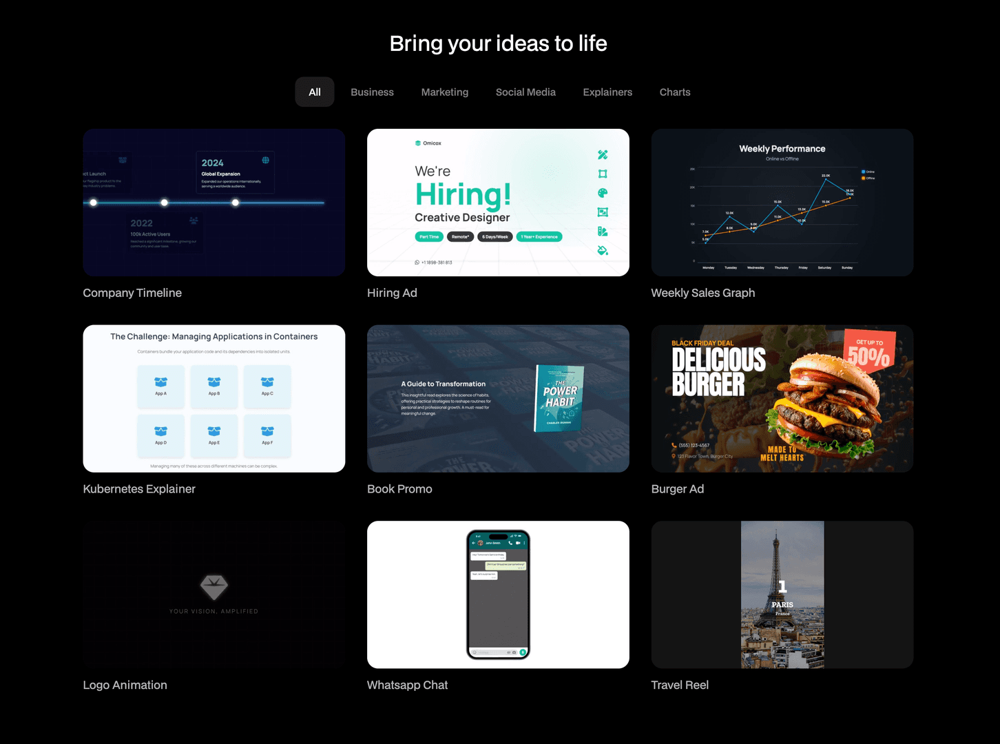 Screenshot 2 of Easymotion - AI Motion Graphic Generator