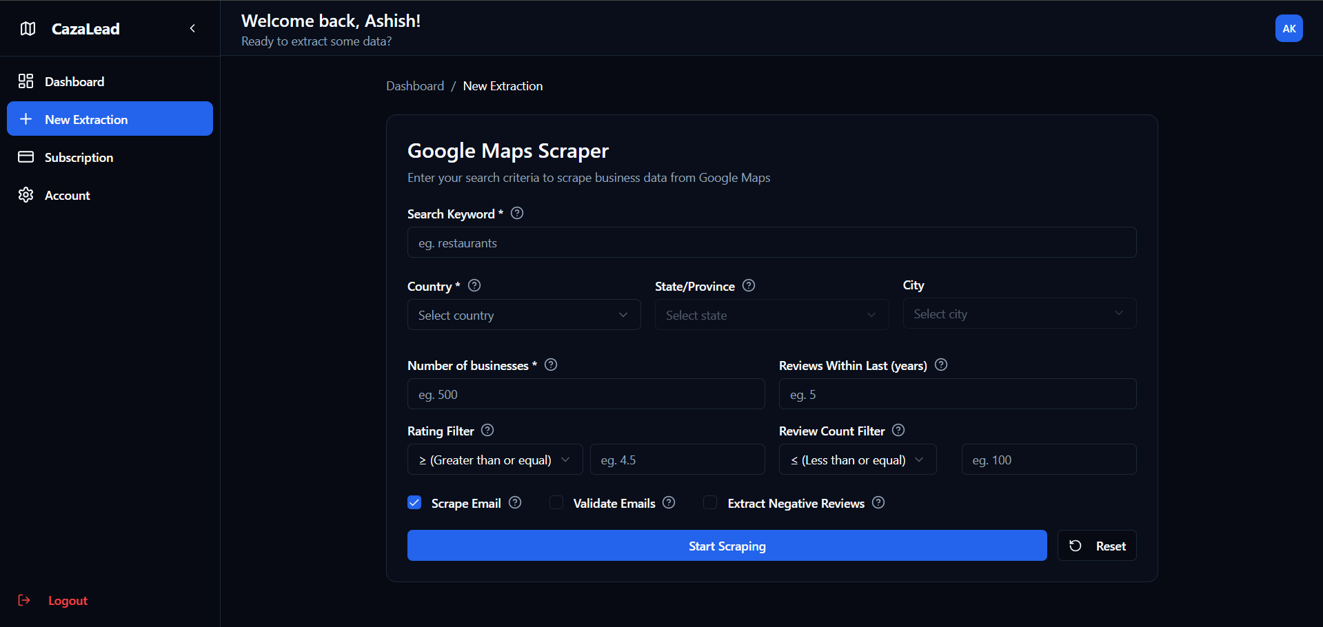 Screenshot 3 of CazaLead