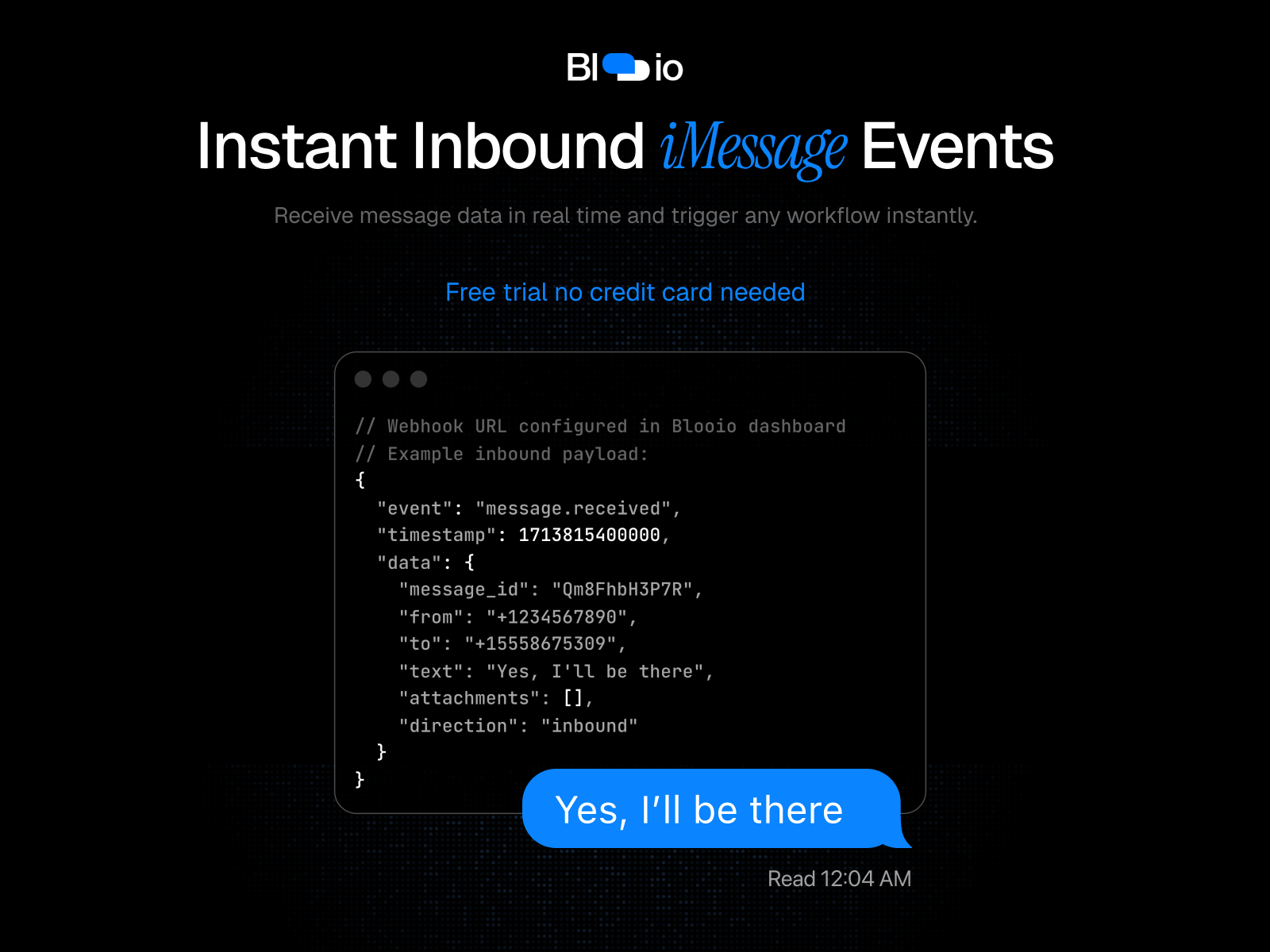 Screenshot 3 of Blooio – blue messages from anywhere