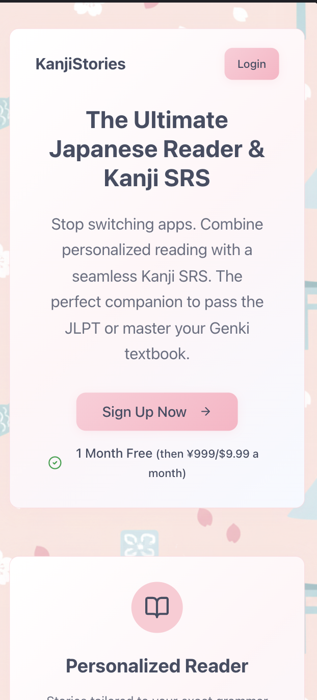 Screenshot 2 of KanjiStories