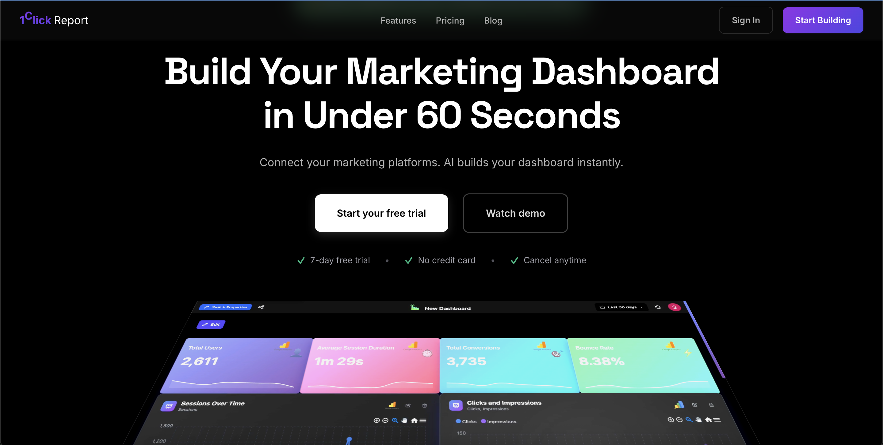 Screenshot 2 of 1ClickReport