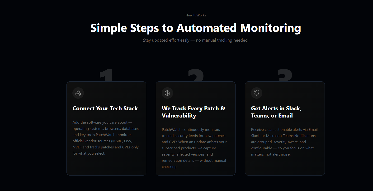 Screenshot 2 of PatchWatch