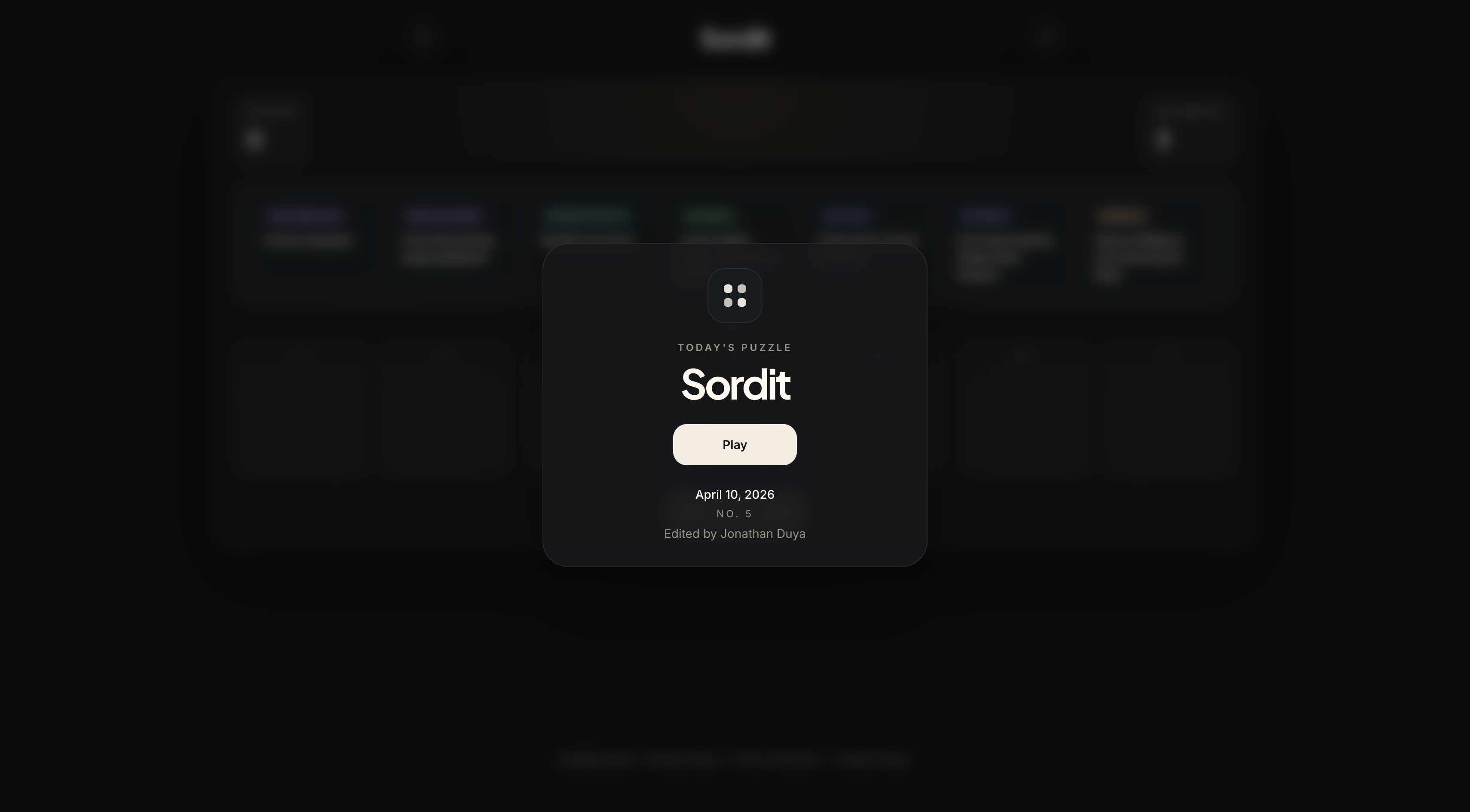 Screenshot 2 of Sordit – Daily Timeline Game