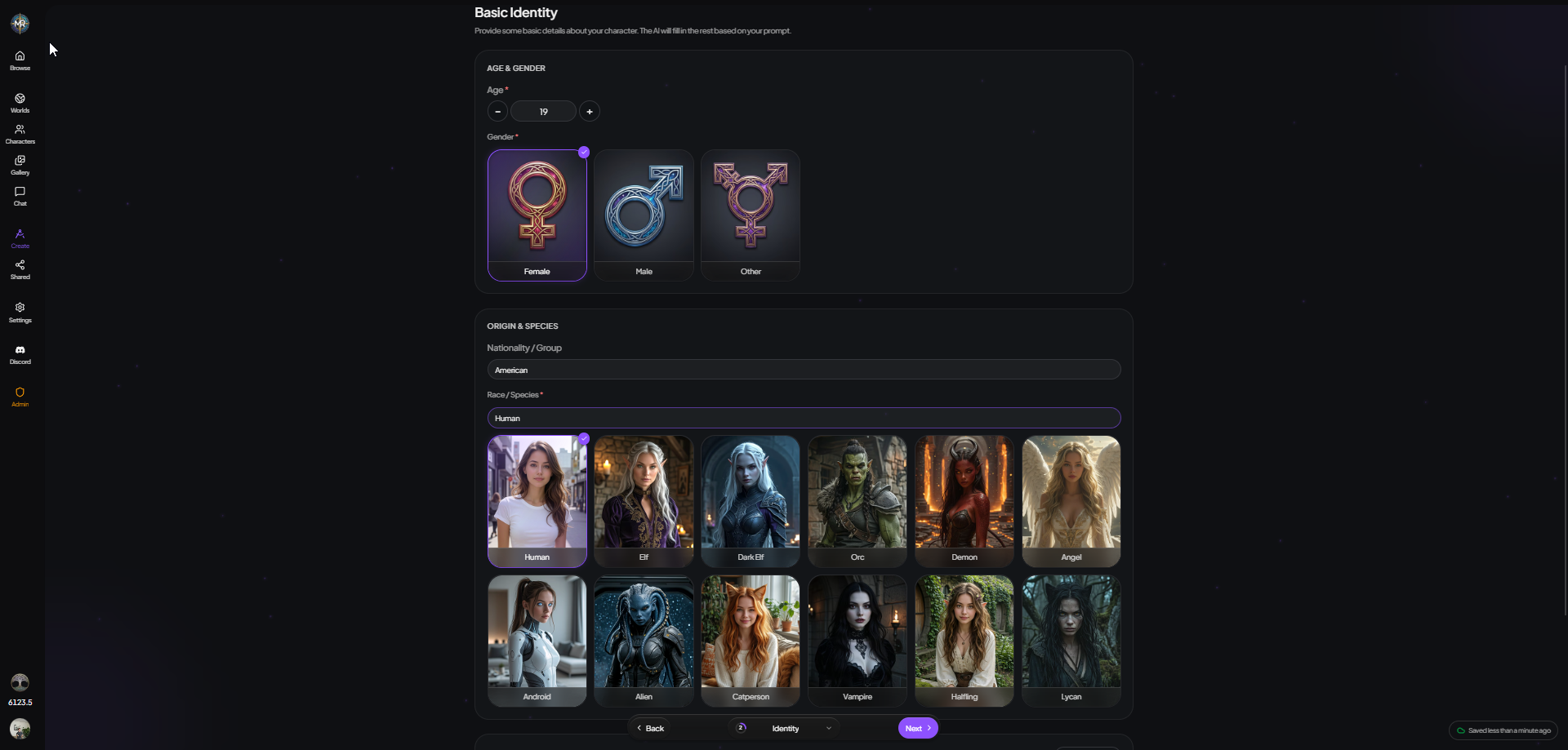 Screenshot 3 of Meridian Realms AI