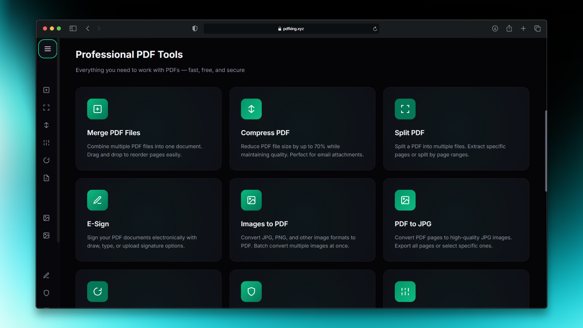 Screenshot 2 of PDFking - Free Online PDF Editor