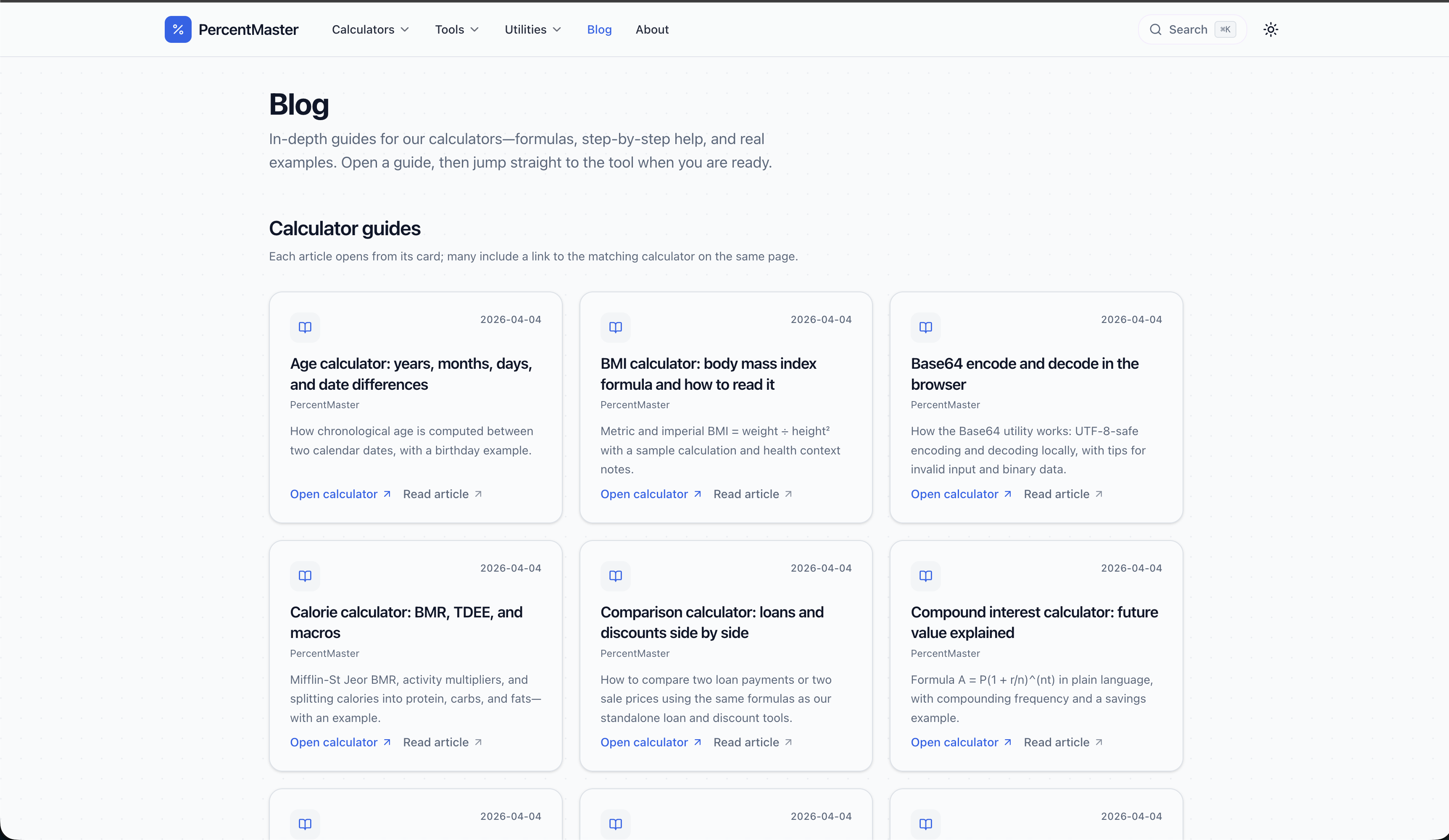 Screenshot 6 of PercentMaster