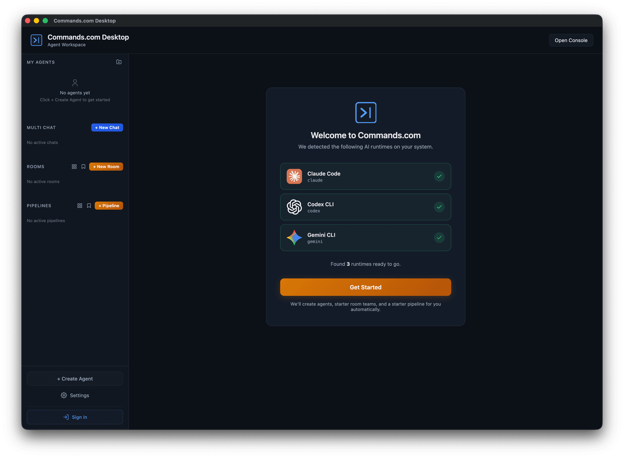 Screenshot 1 of Commands.com