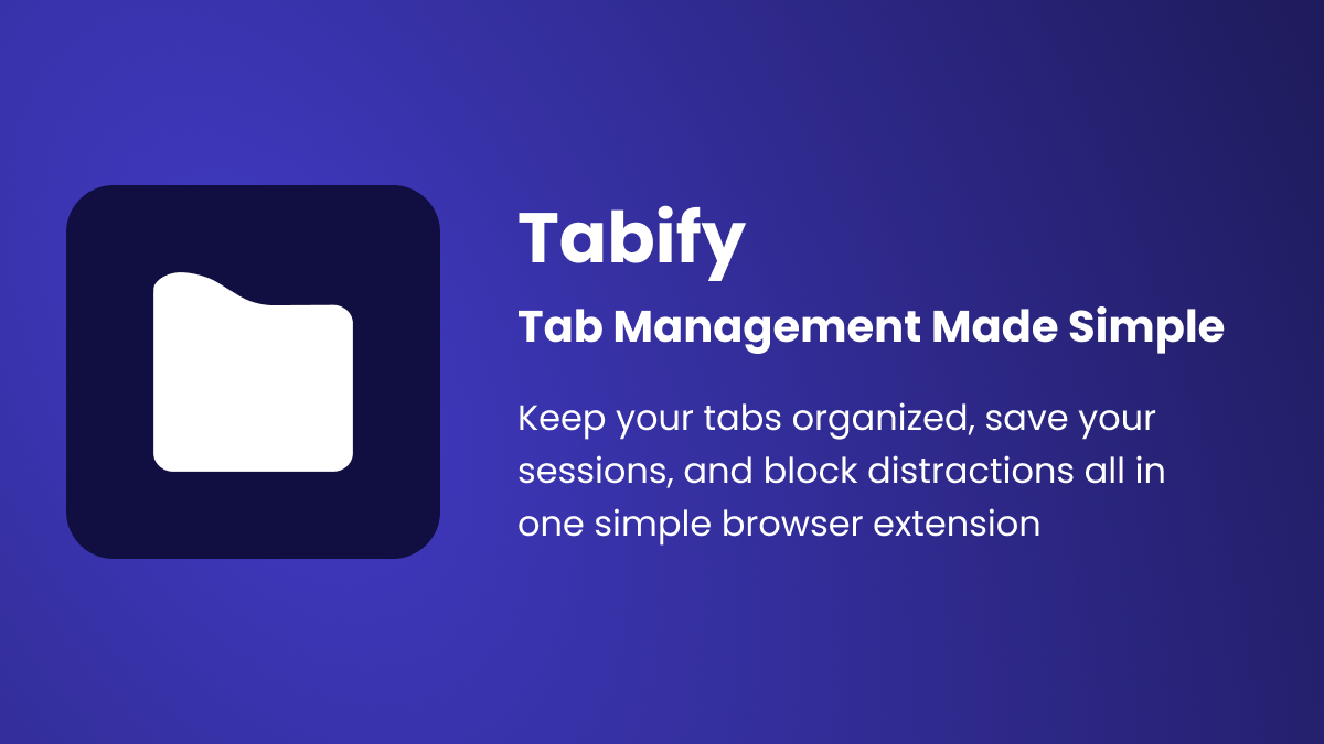 Screenshot 1 of Tabify - Tab Management Made Simple