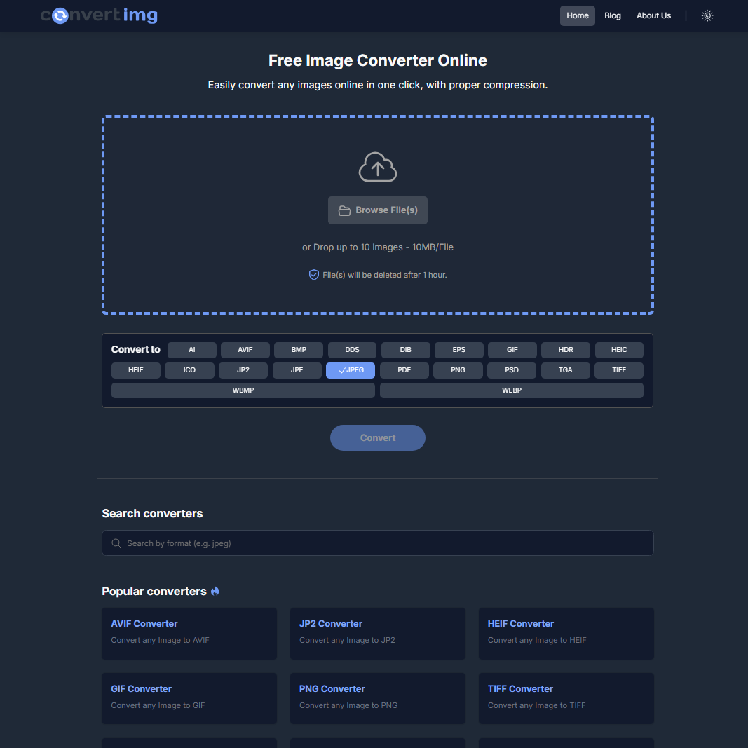 Screenshot 4 of Image Converter Online - ConvertImg
