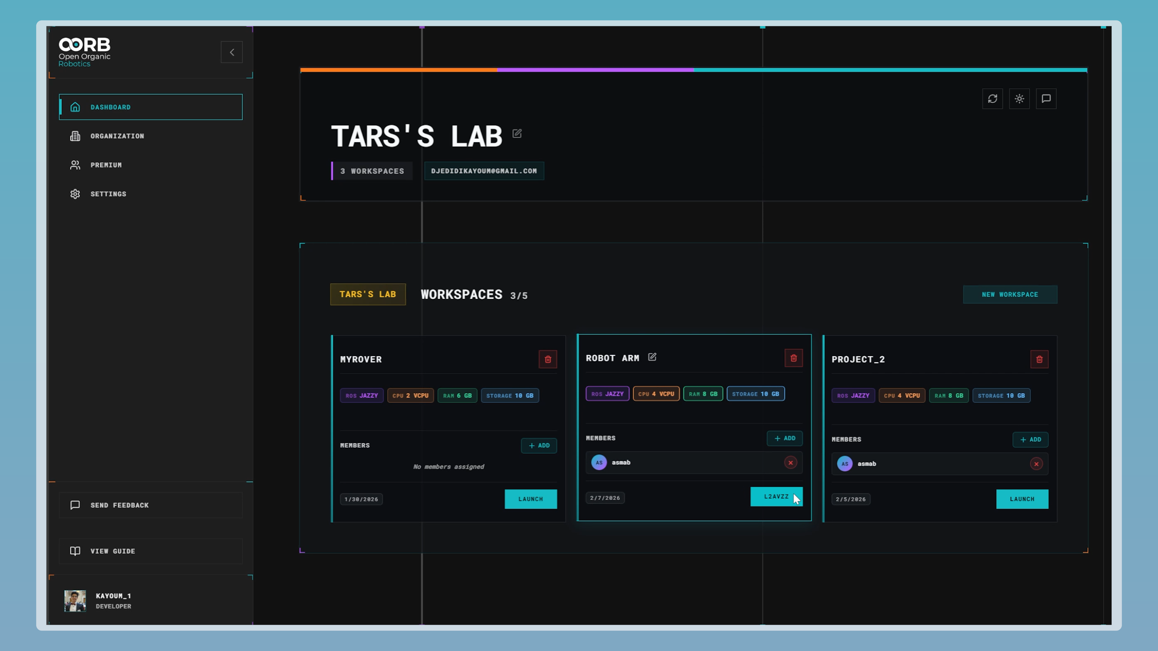 Screenshot 9 of OORB Studio, the Replit for robotics