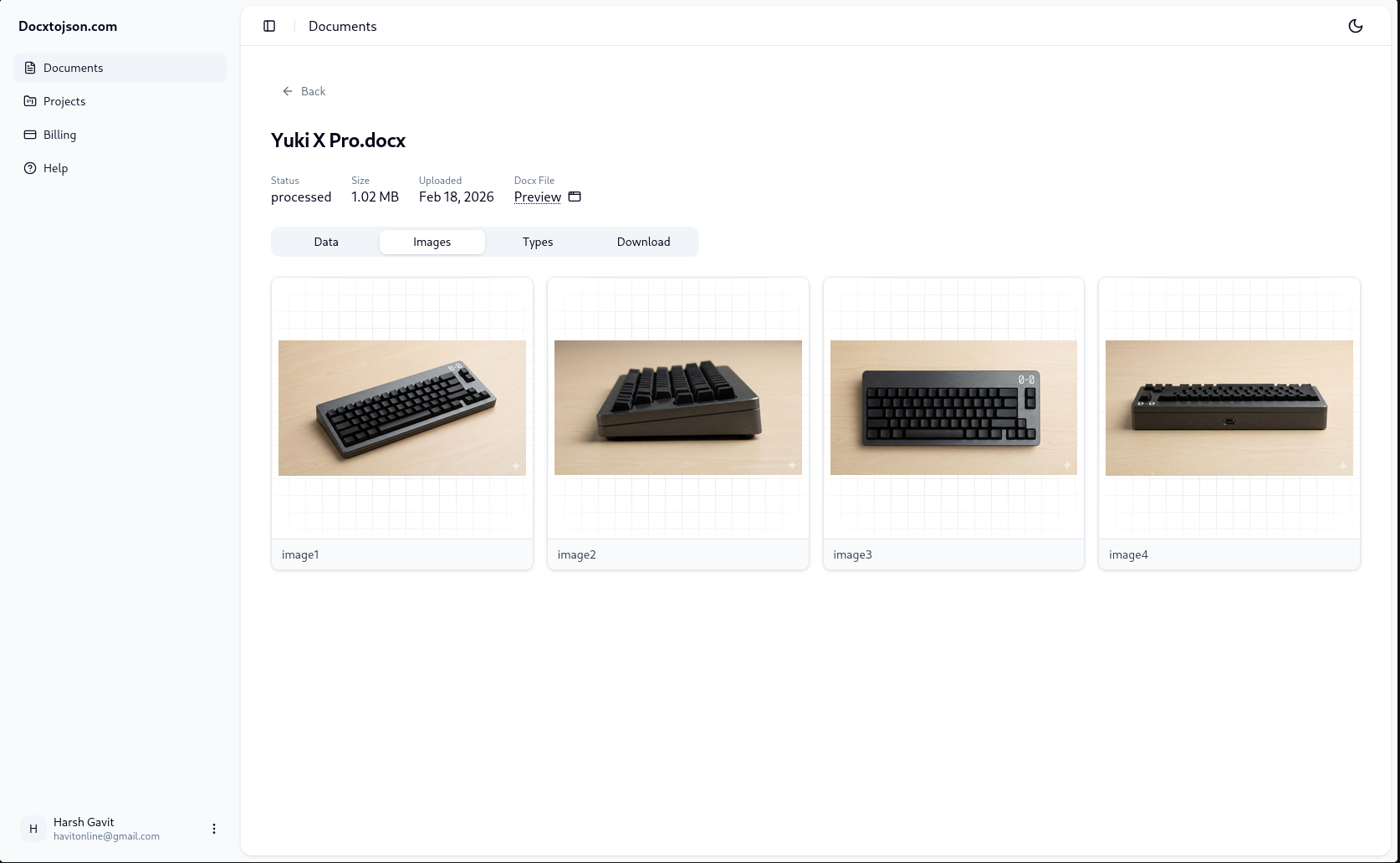 Screenshot 5 of DOCX to JSON Converter