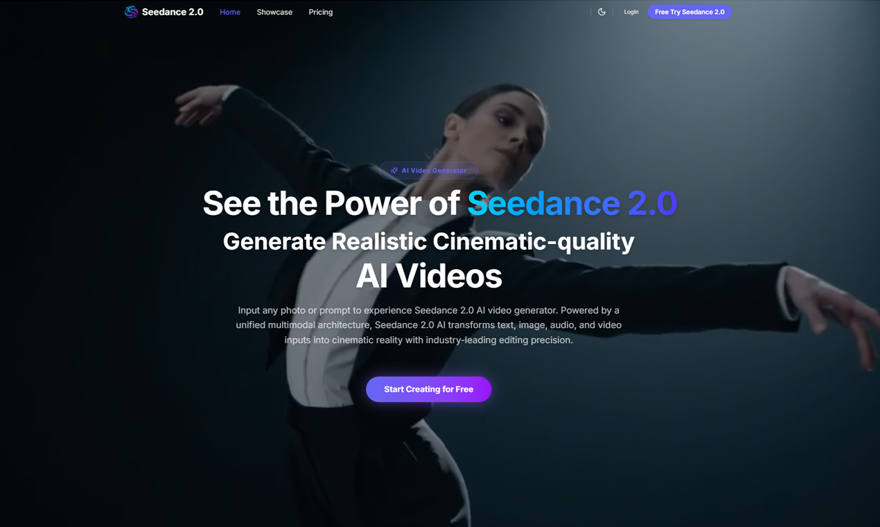 Screenshot 1 of Seedance 2.0