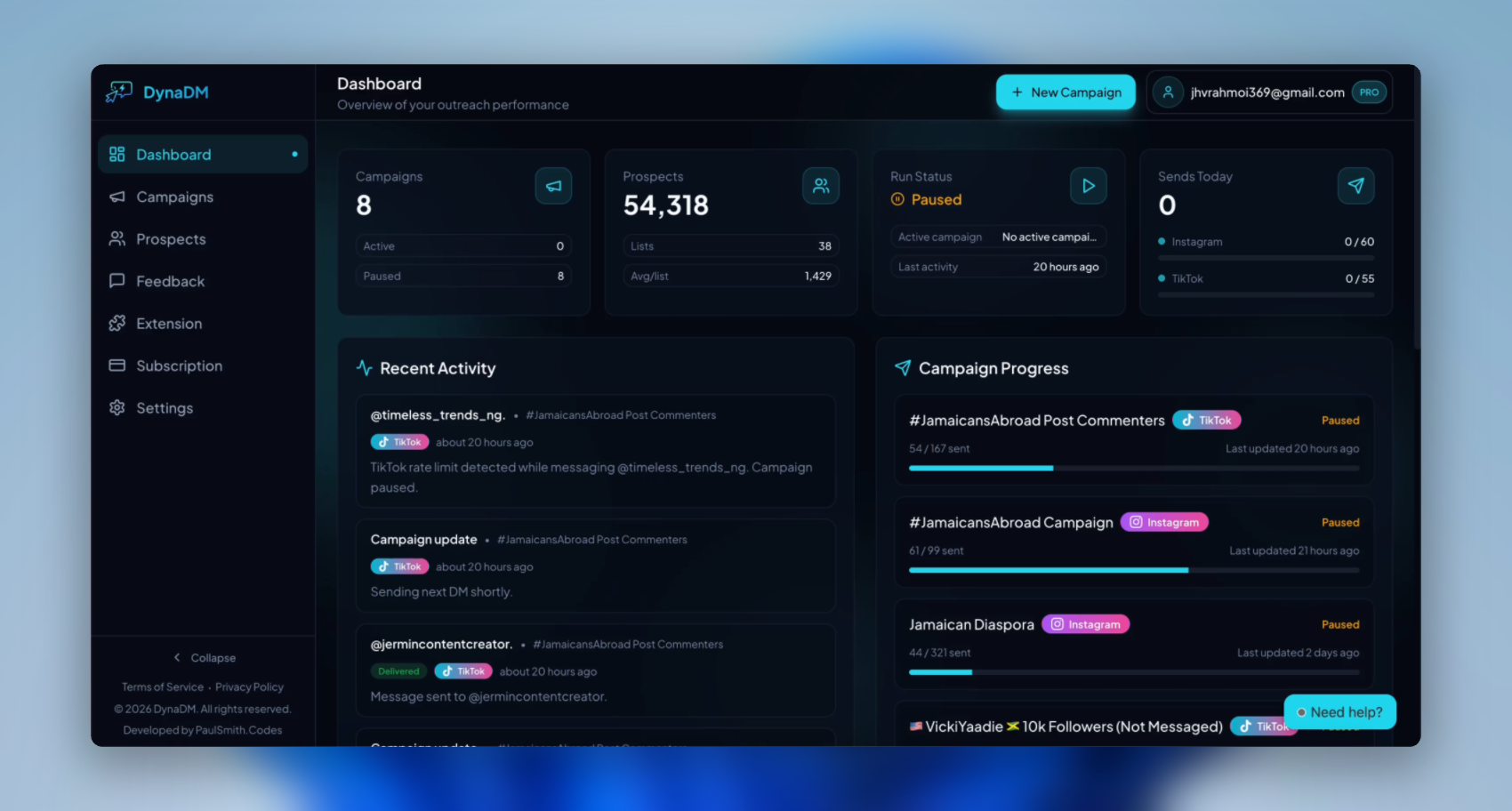 Screenshot 2 of DynaDM - Automated DM Outreach