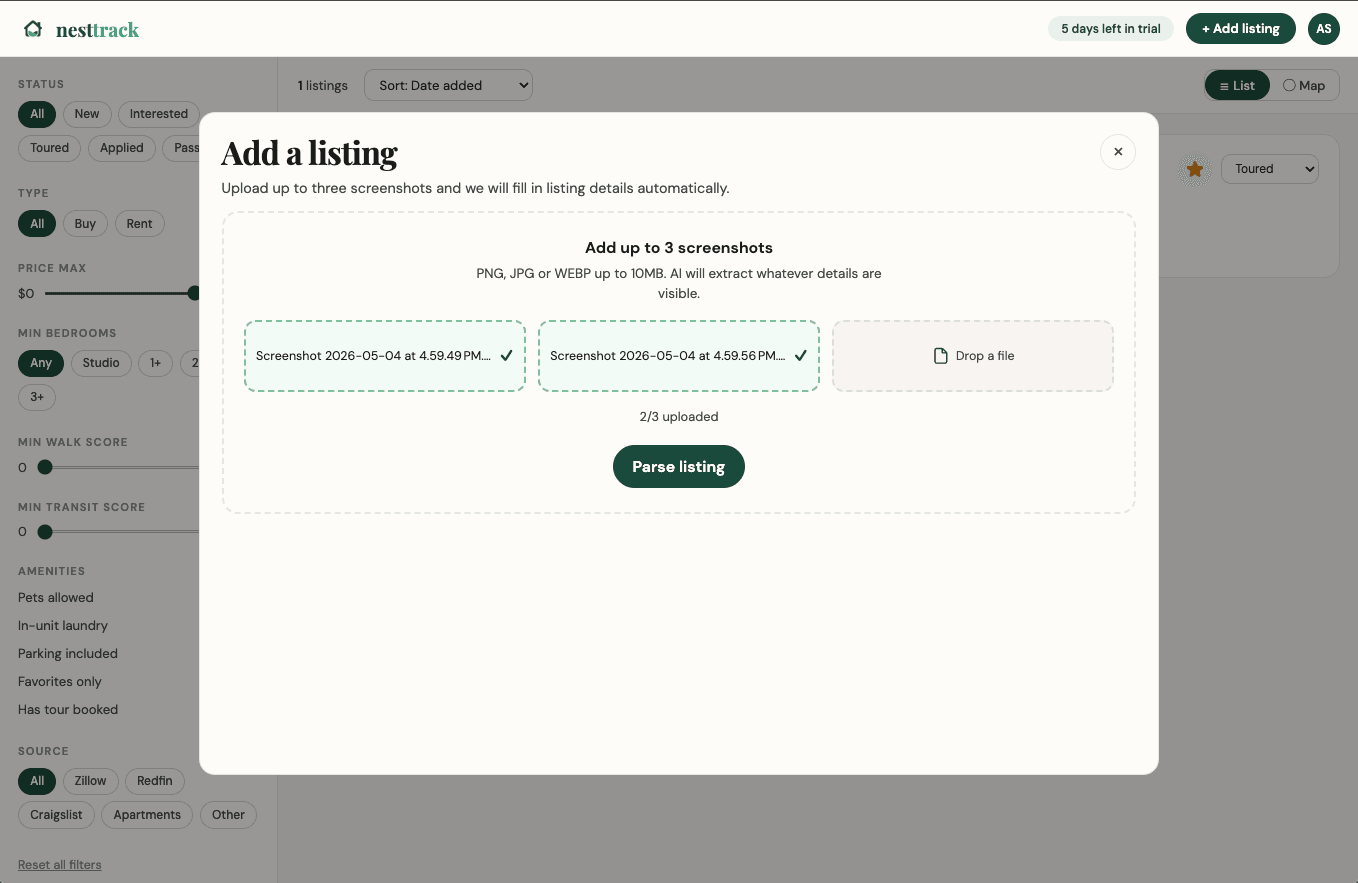 Screenshot 3 of NestTrack