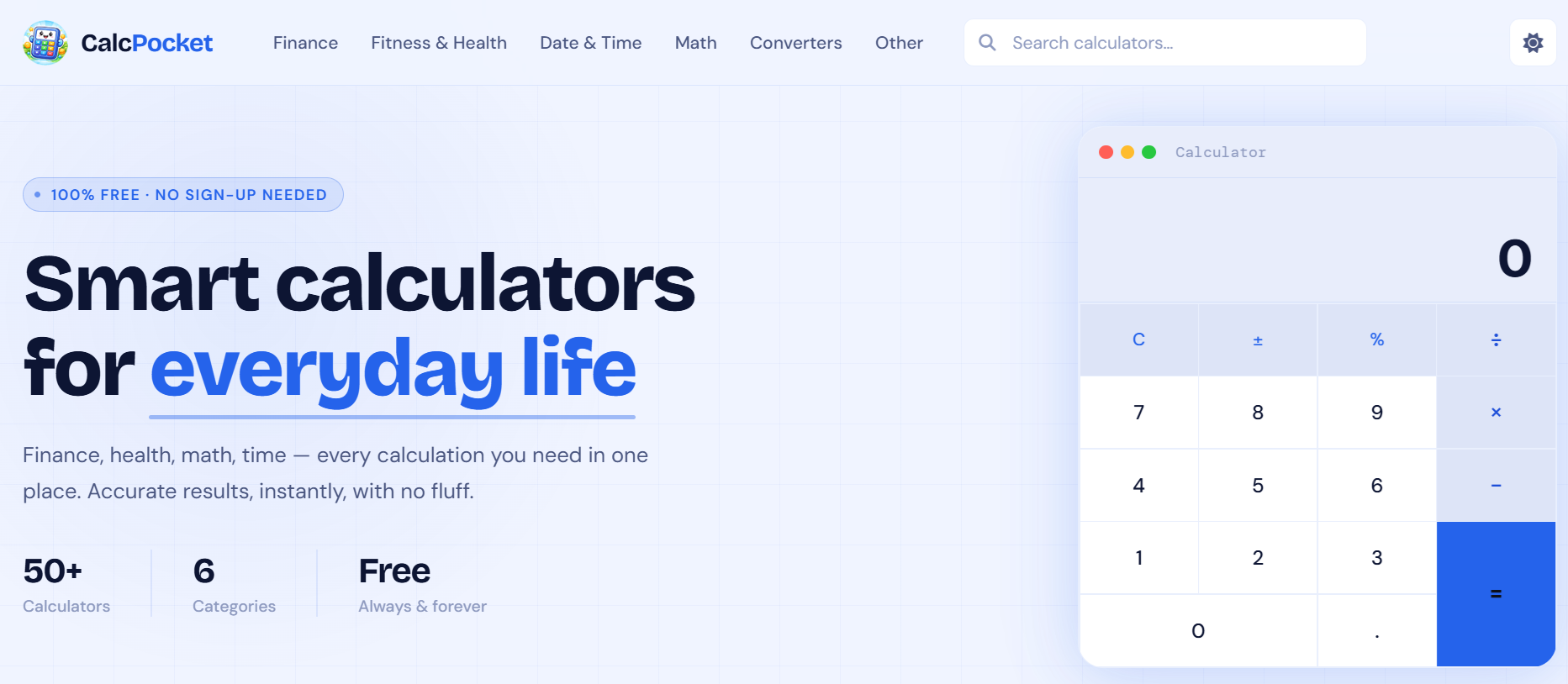 Screenshot 1 of CalcPocket