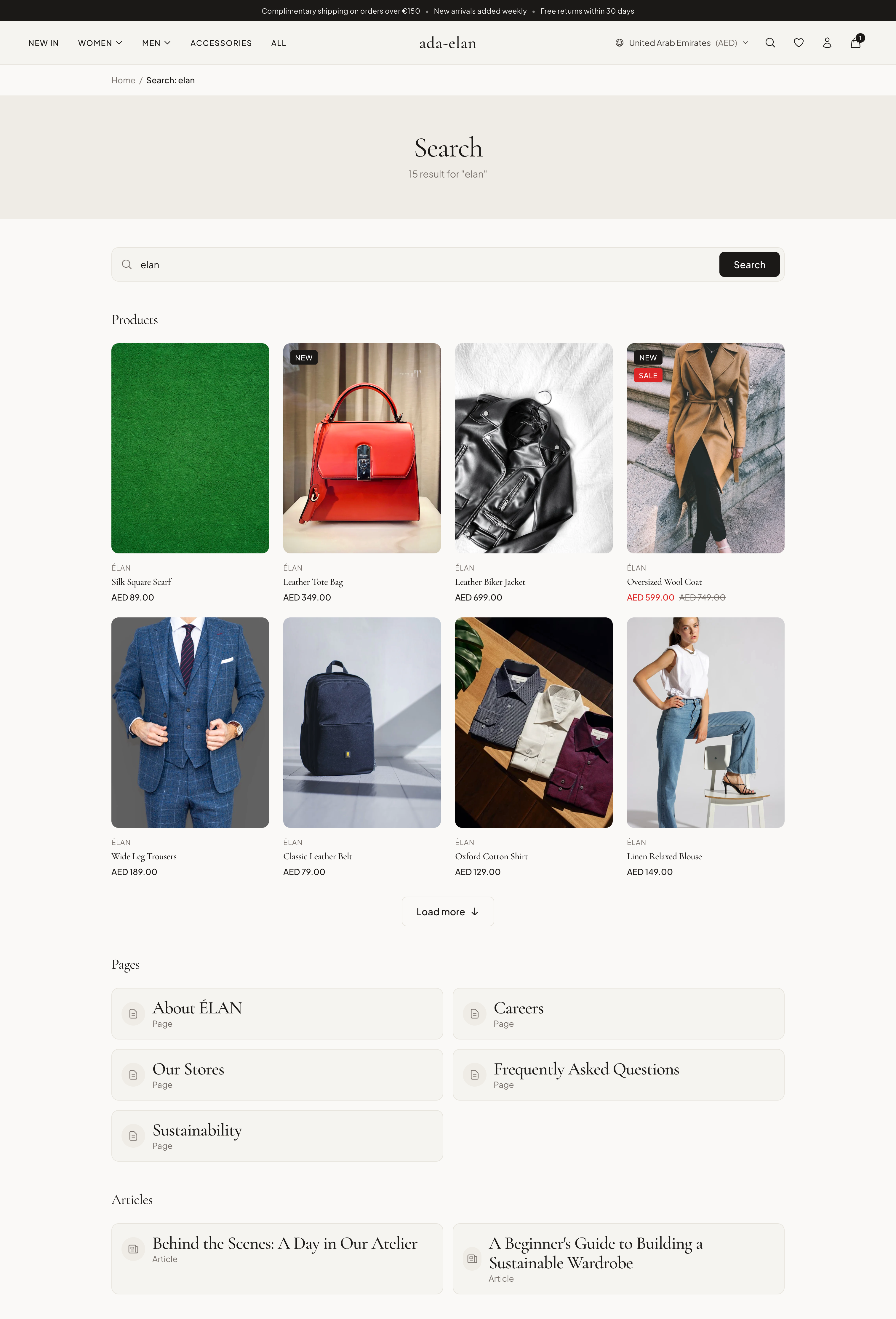 Screenshot 5 of Ada - Premium Shopify Hydrogen Starter K