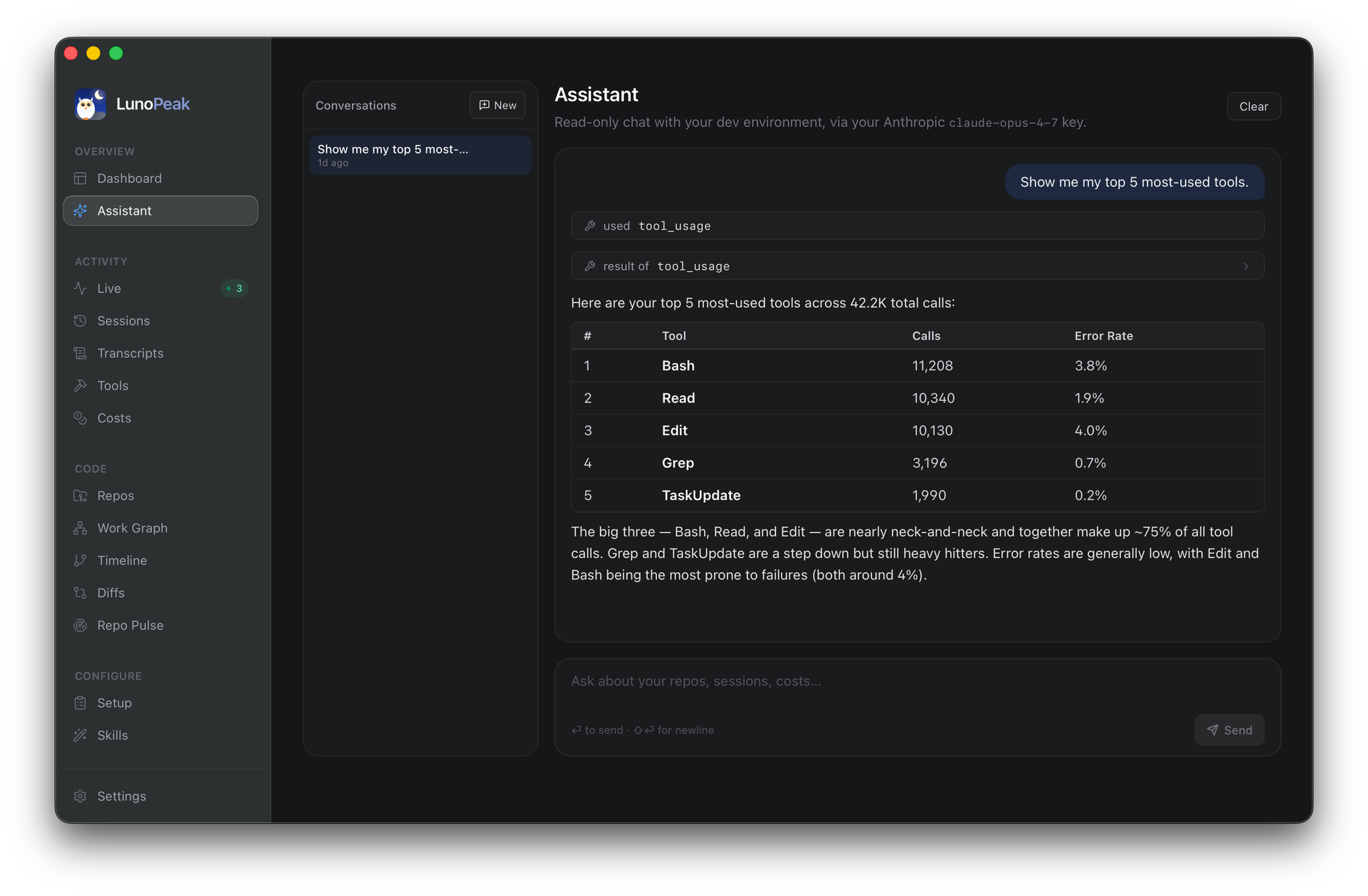 Screenshot 2 of LunoPeak