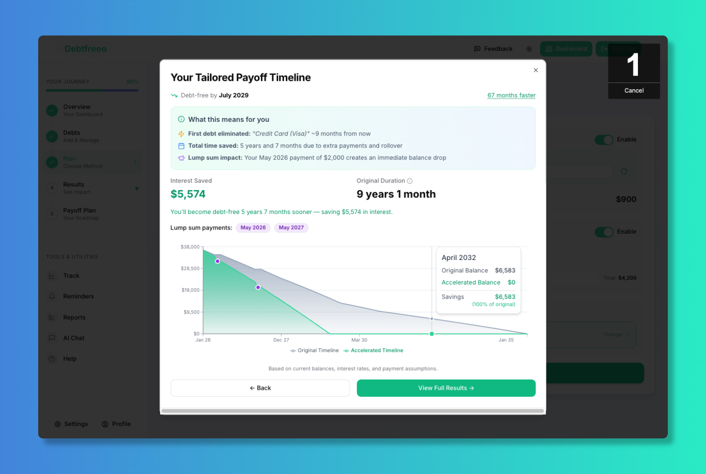 Screenshot 4 of Debtfreeo