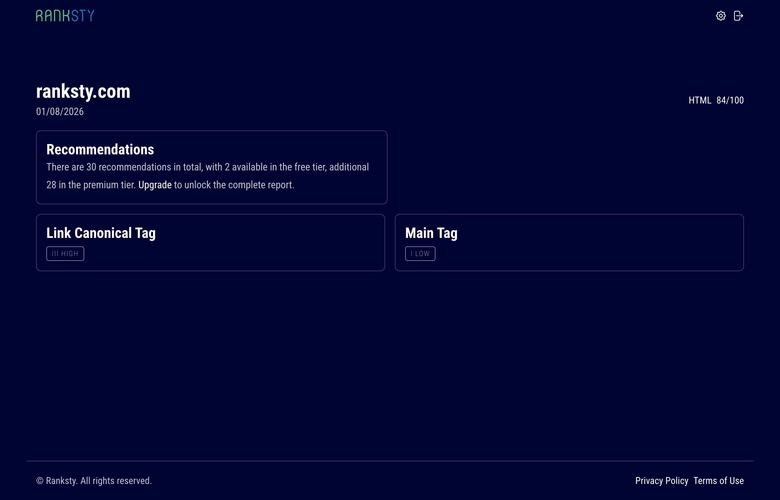 Screenshot 2 of Ranksty