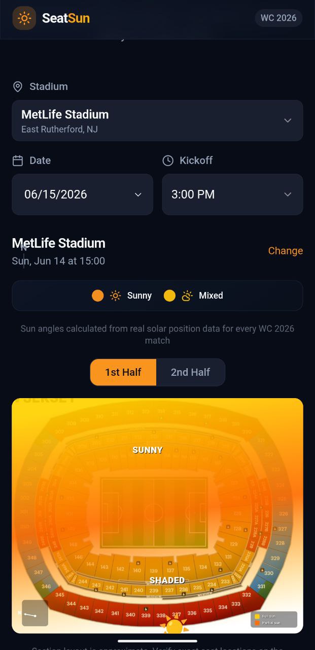 Screenshot 2 of SeatSun