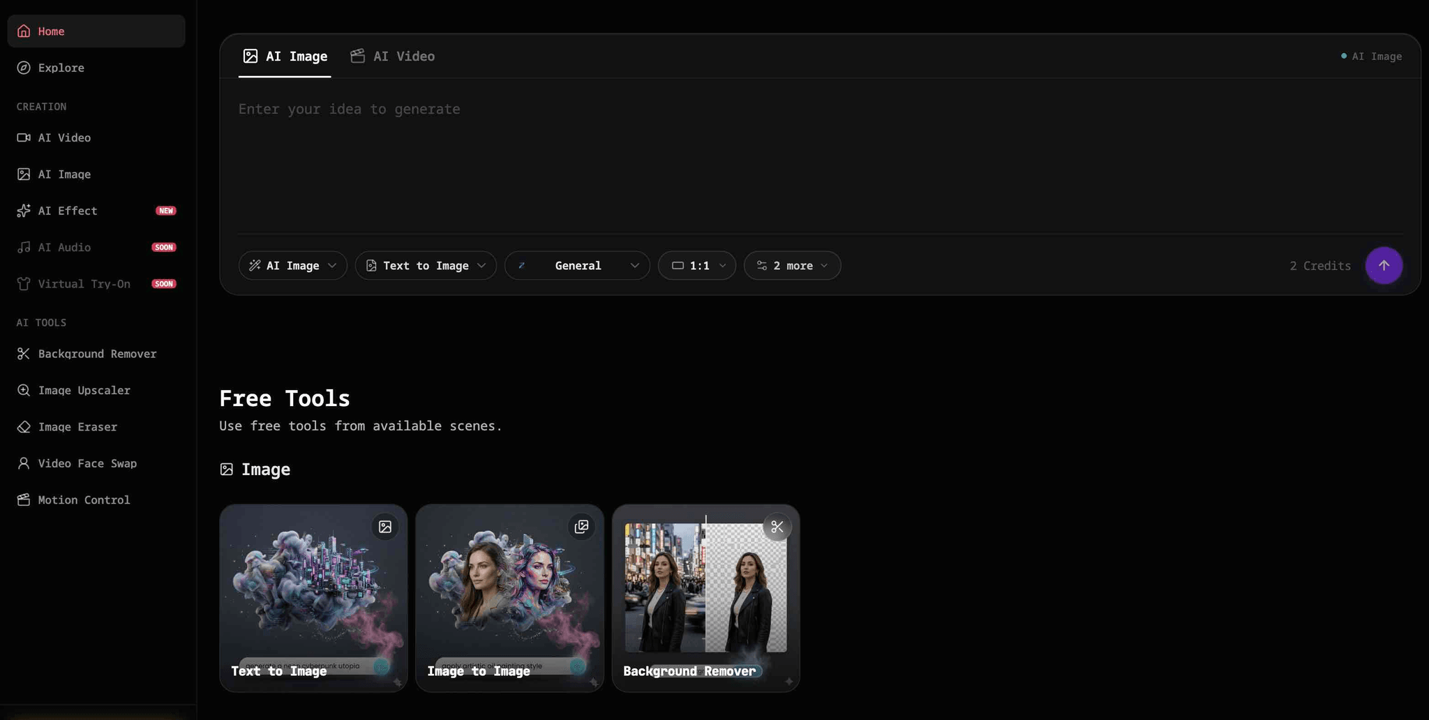 Screenshot 1 of 10b.ai – AI Image Generator 