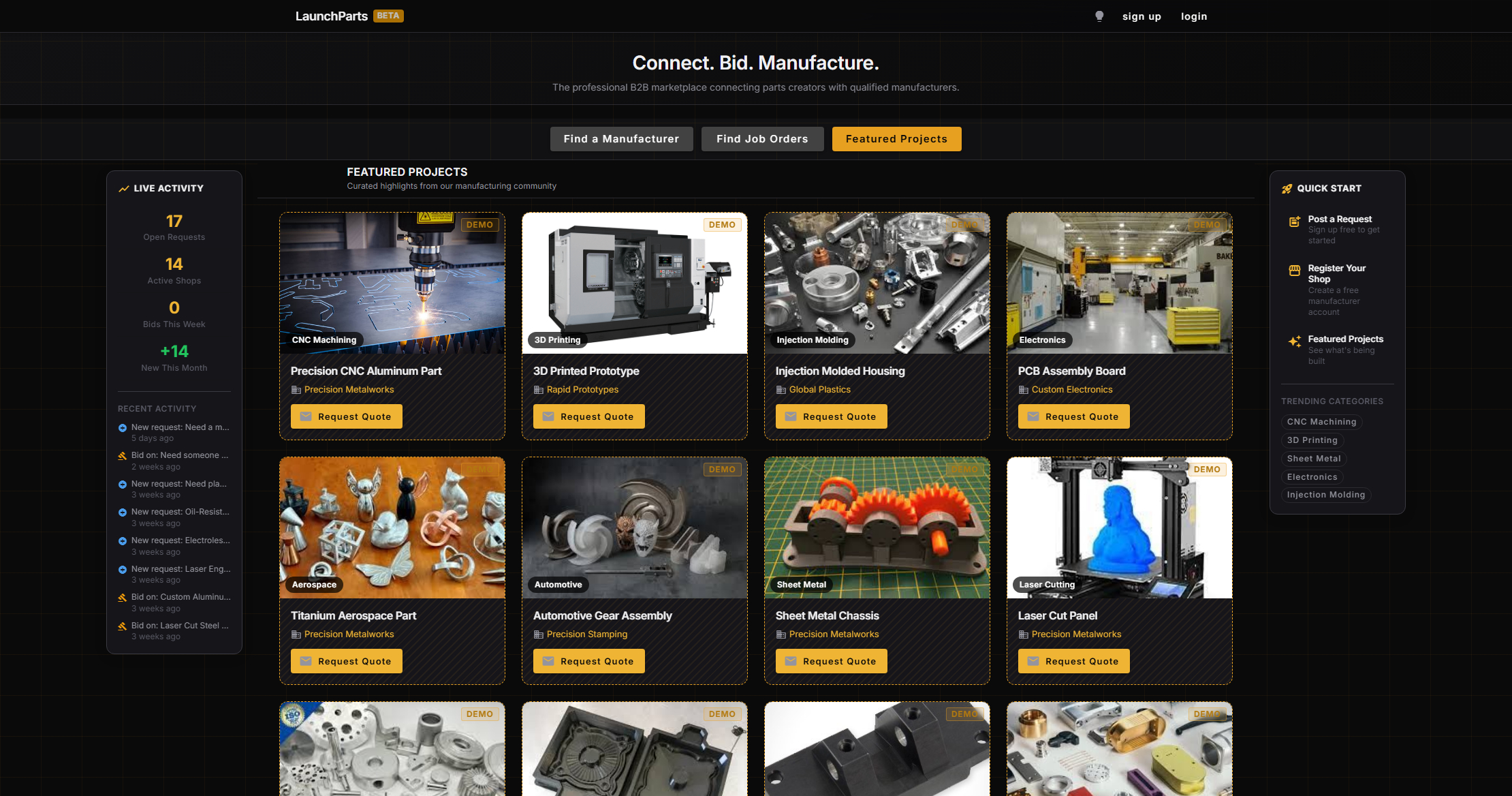 Screenshot 1 of LaunchParts.com