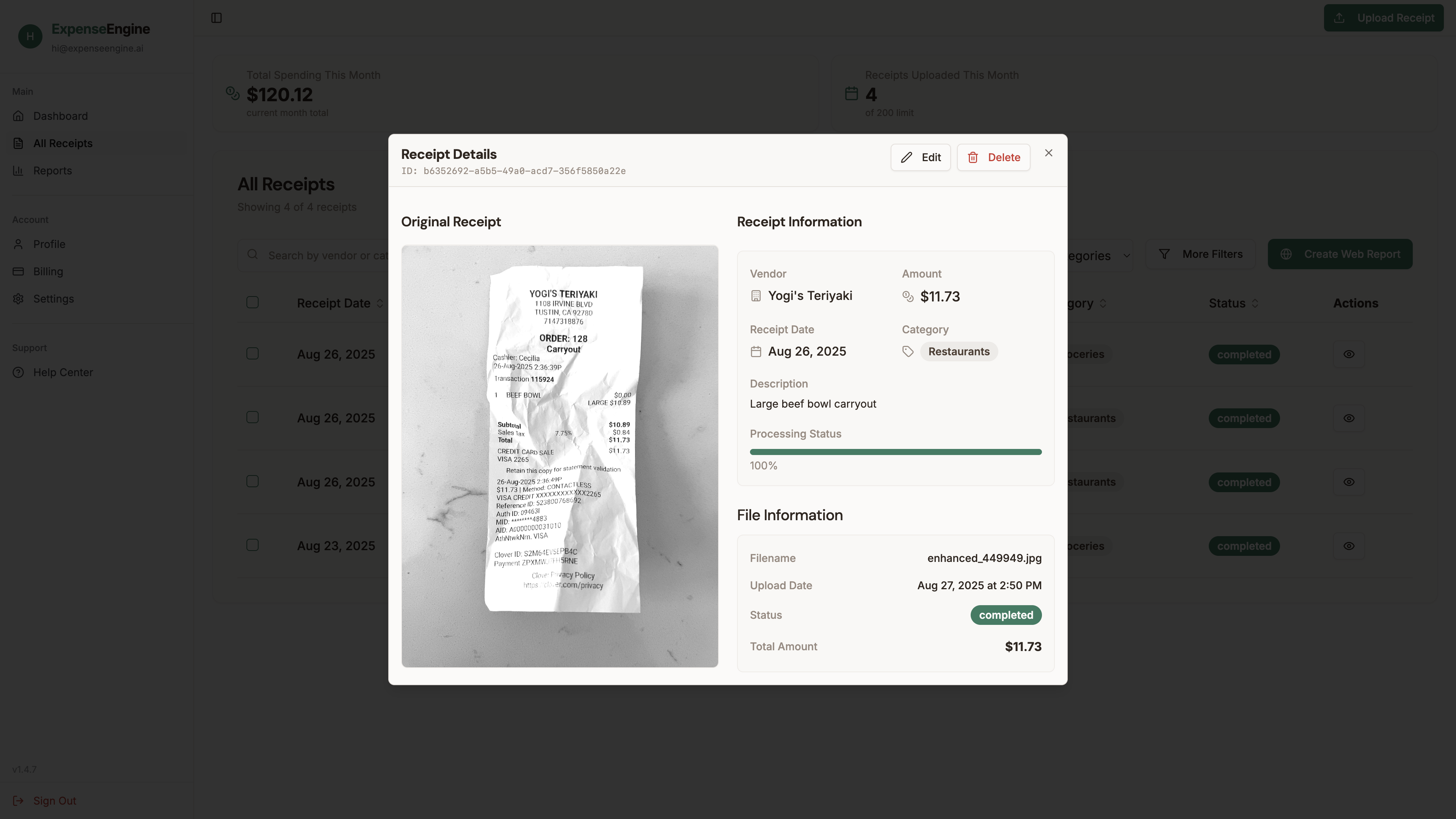 Screenshot 2 of ExpenseEngine