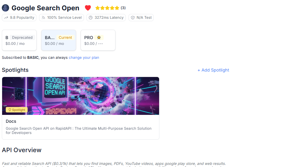Screenshot 2 of Google Search Open API