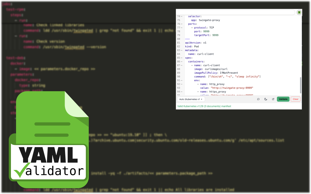 Screenshot 2 of YAML Validator