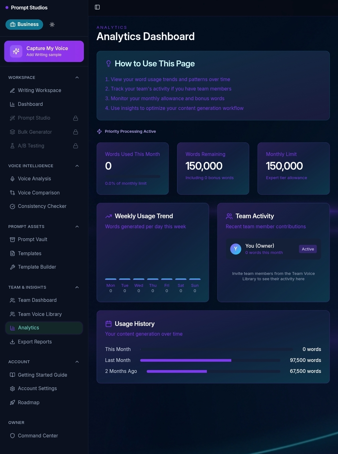 Screenshot 5 of PromptForge