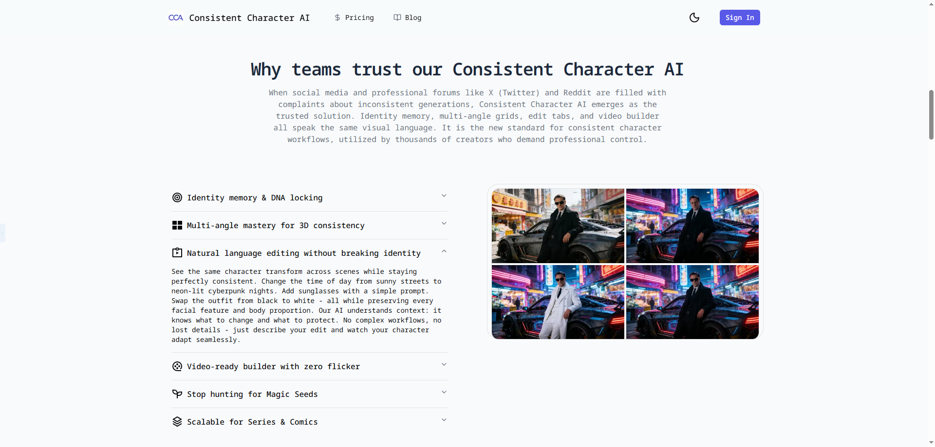 Screenshot 5 of Consistent Character AI