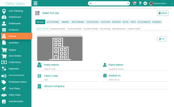 Screenshot 2 of Delta Sales App