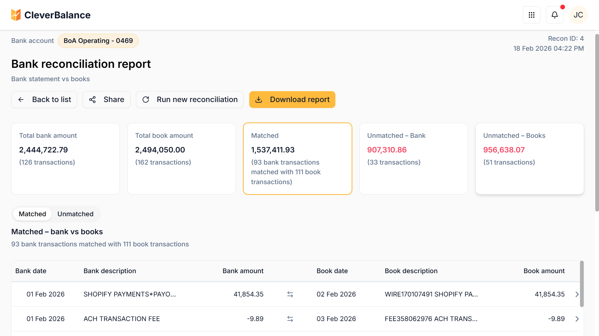 Screenshot 2 of CleverBalance