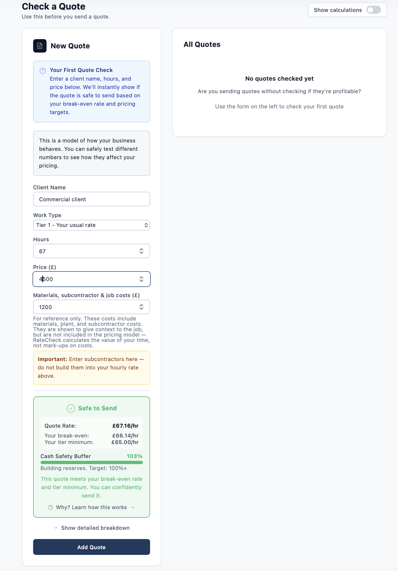 Screenshot 2 of RateCheck