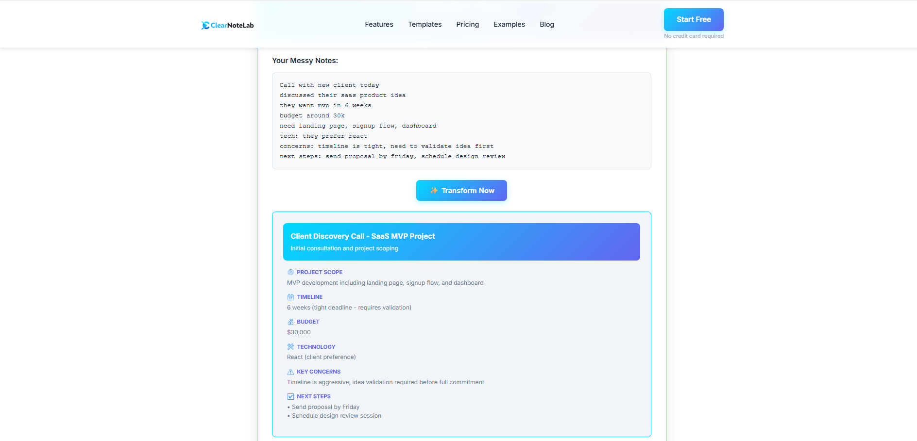 Screenshot 3 of ClearNoteLab